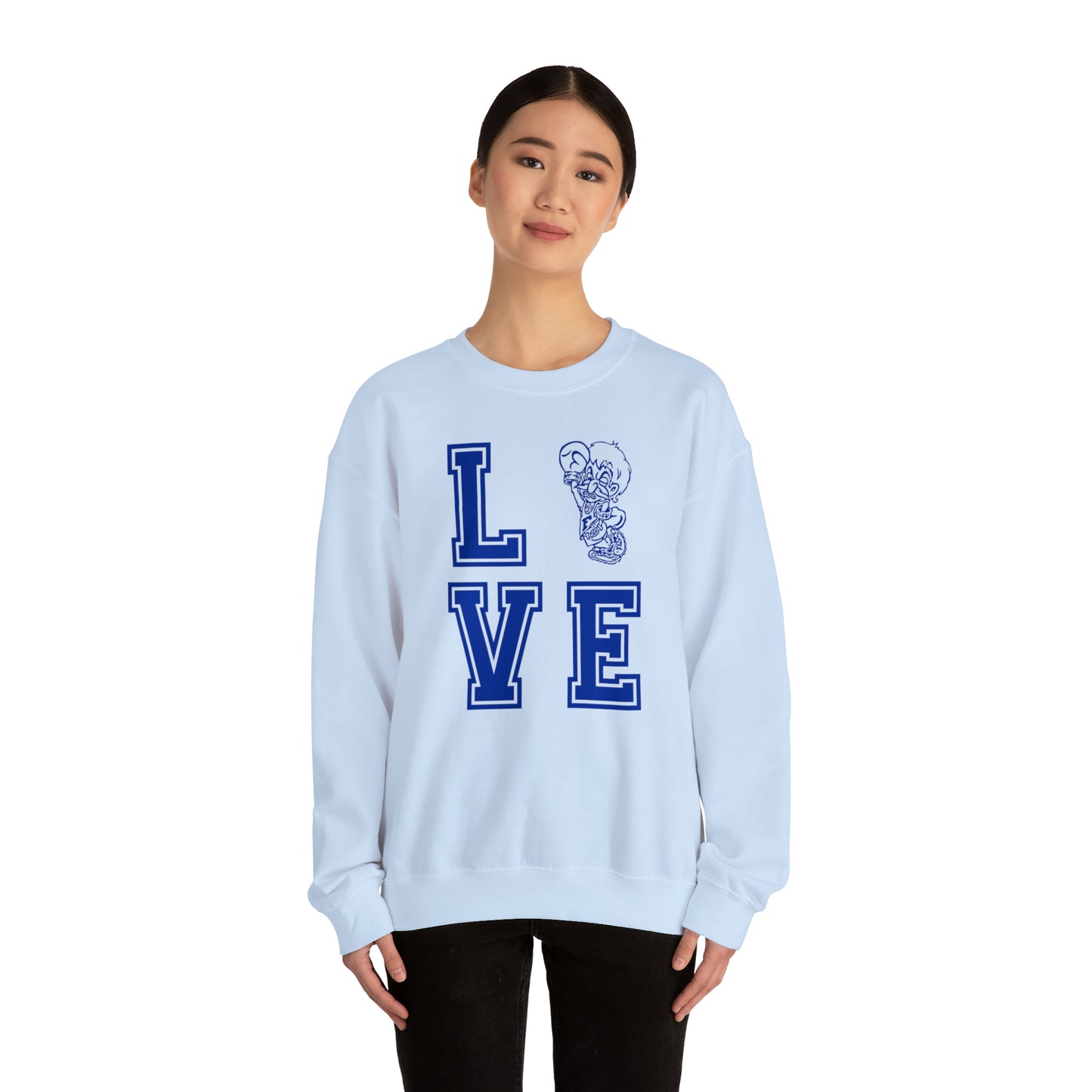 "Love Freeburg Midgets" Unisex Heavy Blend™ Crewneck Sweatshirt