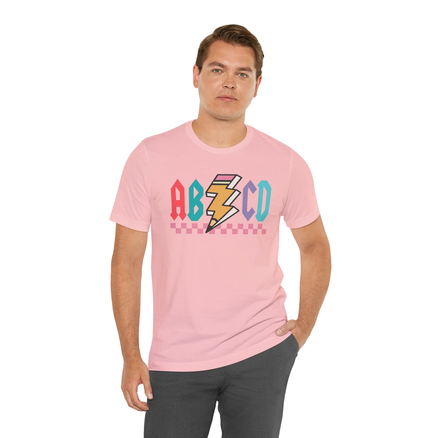 Vintage ABCD Teacher T-Shirt