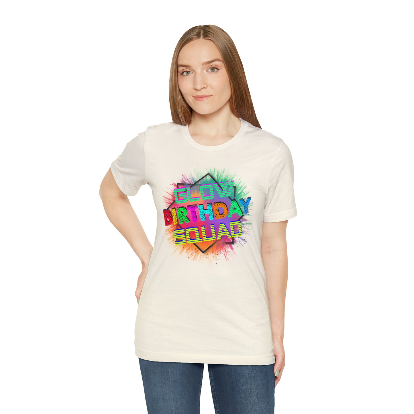 Glow Birthday Squad T-Shirt