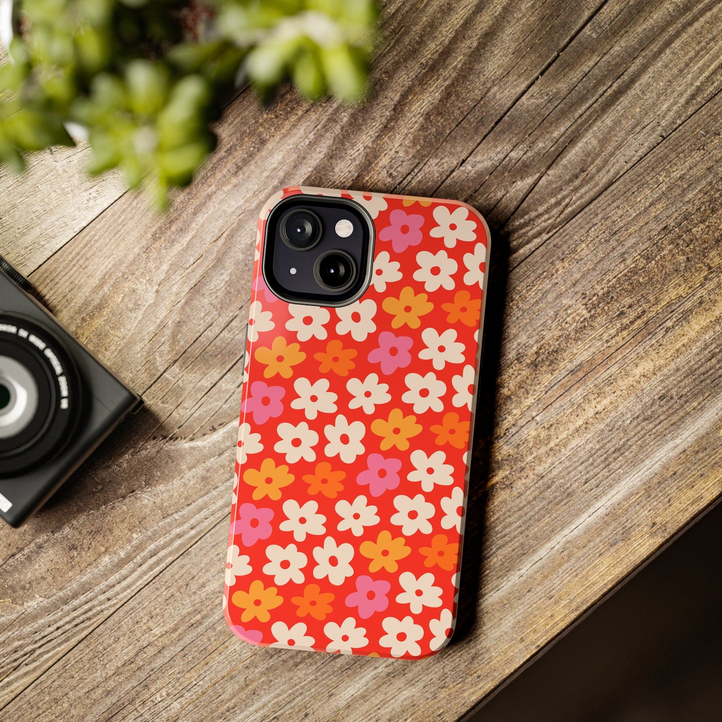 Flower Retro Tough Phone Cases