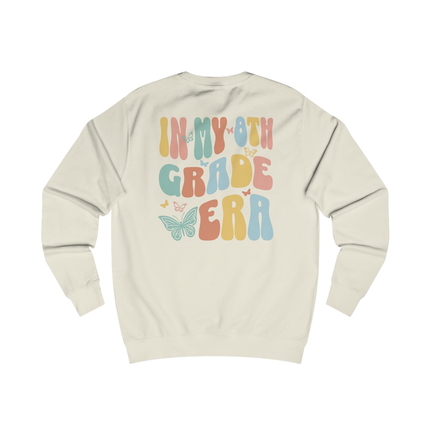 Front and Back Design - In My 8th Grade Era -Unisex Heavy Blend™ Crewneck Sweatshirt