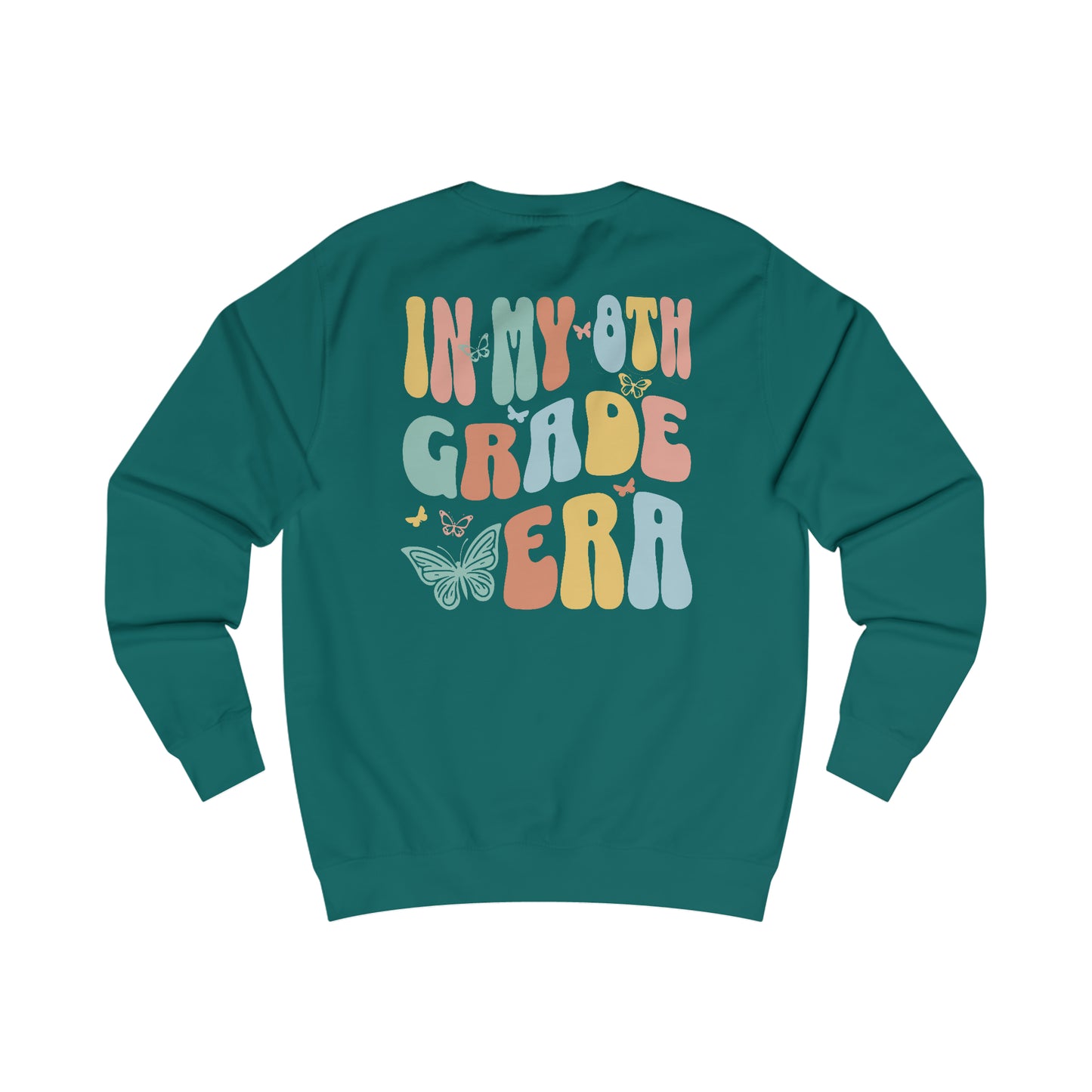Front and Back Design - In My 8th Grade Era -Unisex Heavy Blend™ Crewneck Sweatshirt