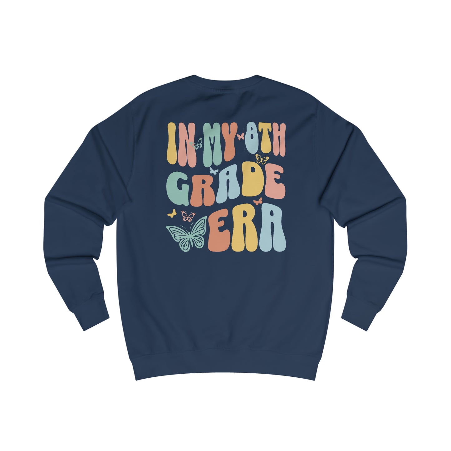 Front and Back Design - In My 8th Grade Era -Unisex Heavy Blend™ Crewneck Sweatshirt