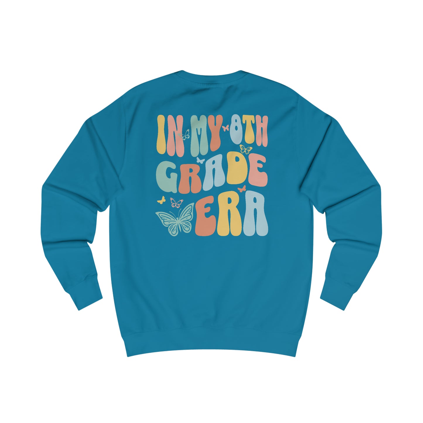 Front and Back Design - In My 8th Grade Era -Unisex Heavy Blend™ Crewneck Sweatshirt