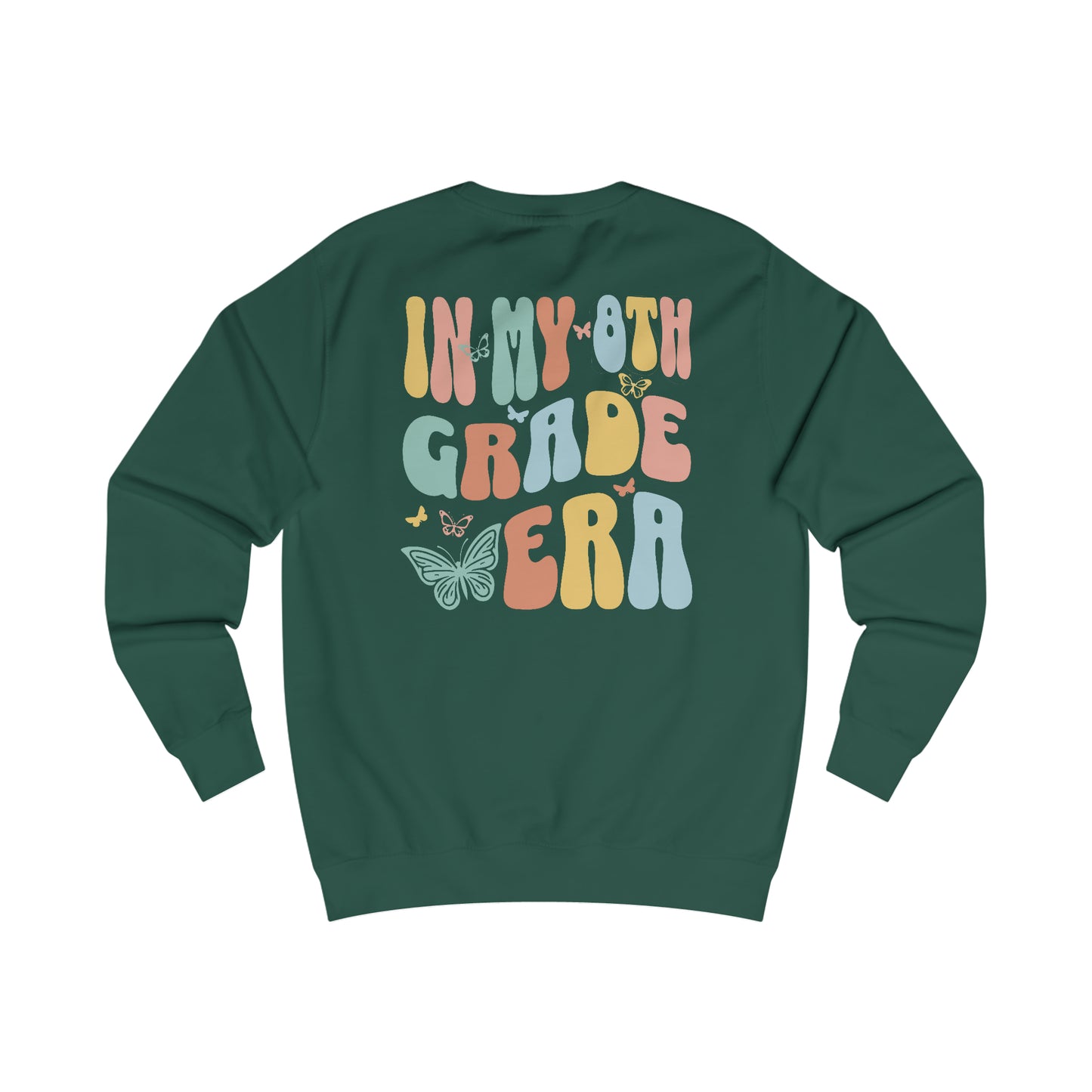 Front and Back Design - In My 8th Grade Era -Unisex Heavy Blend™ Crewneck Sweatshirt