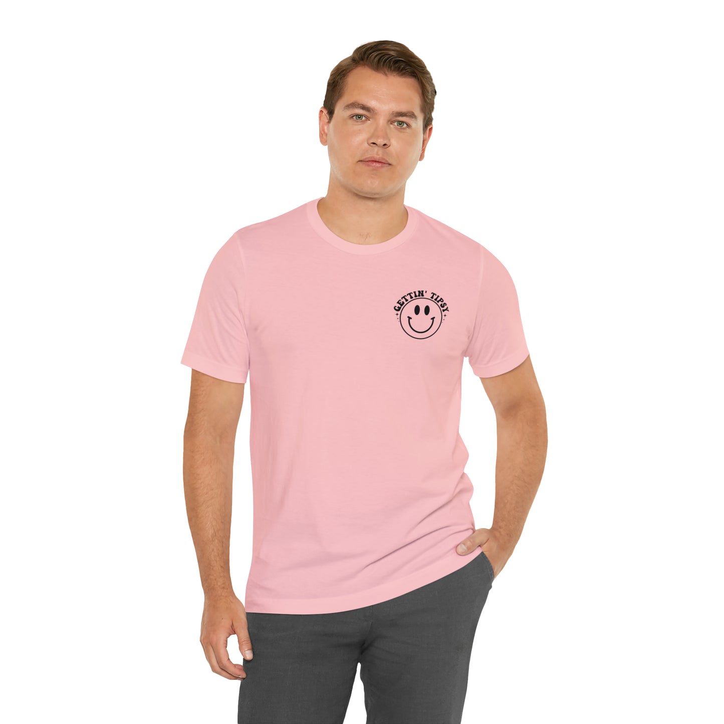 "Errbody in the Lake Gettin' Tipsy" (Front and Back Design) Unisex Jersey Short Sleeve Tee