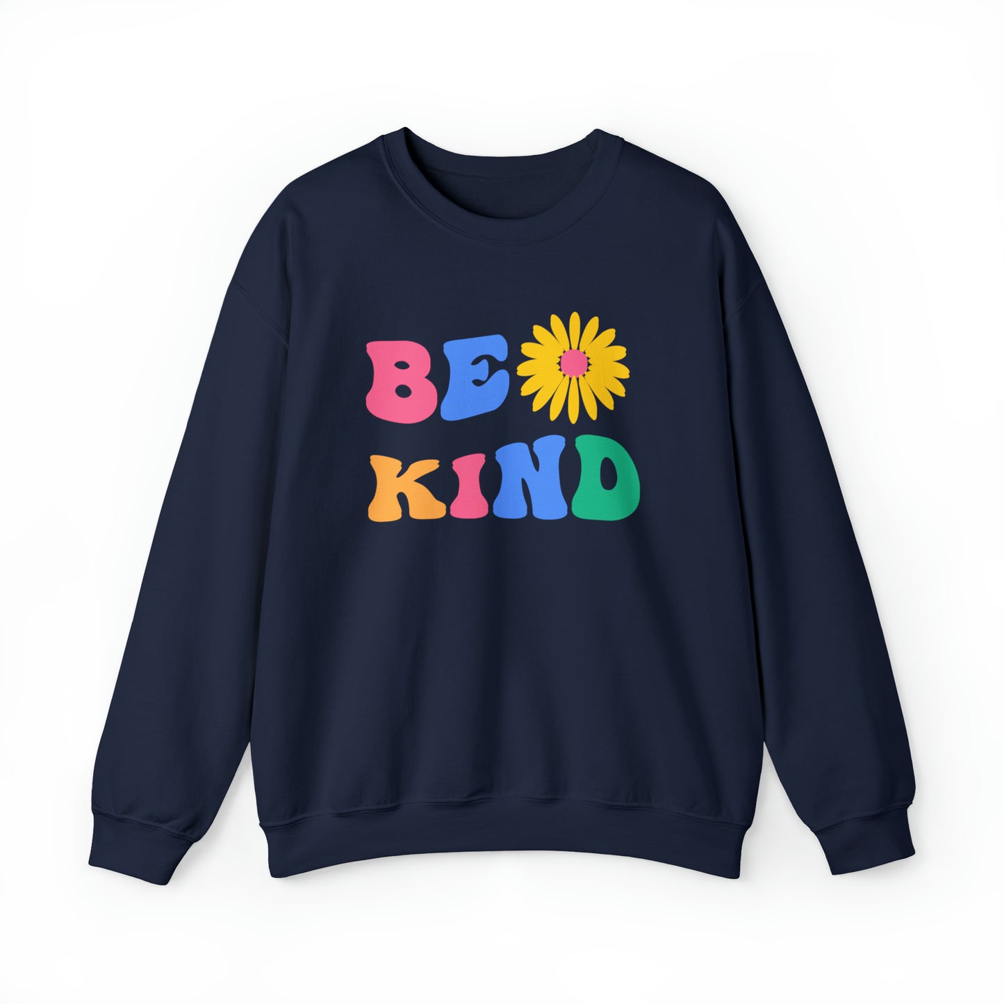 Be Kind Retro Warm Colored Unisex Heavy Blend™ Crewneck Sweatshirt