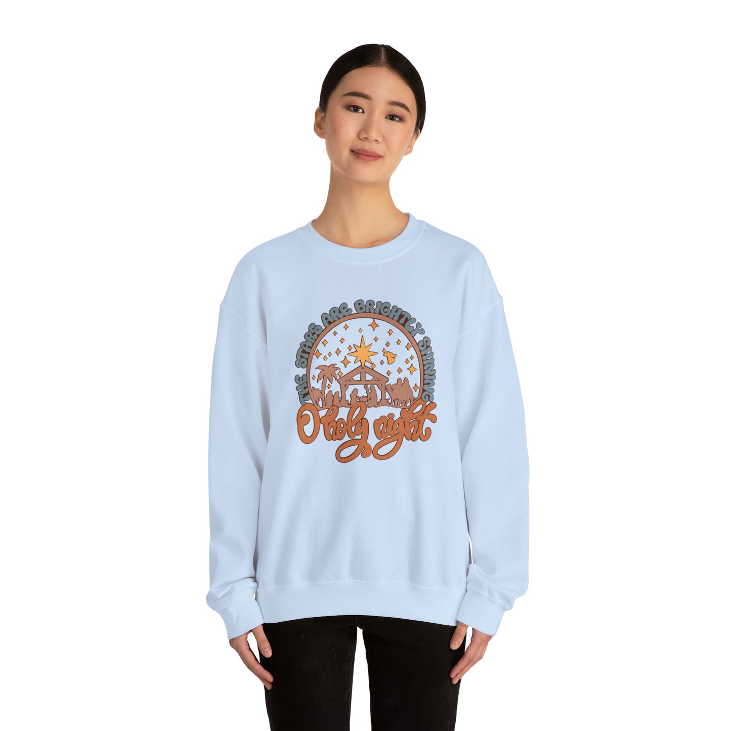 Oh Holy Night Heavyweight Crewneck Sweatshirt