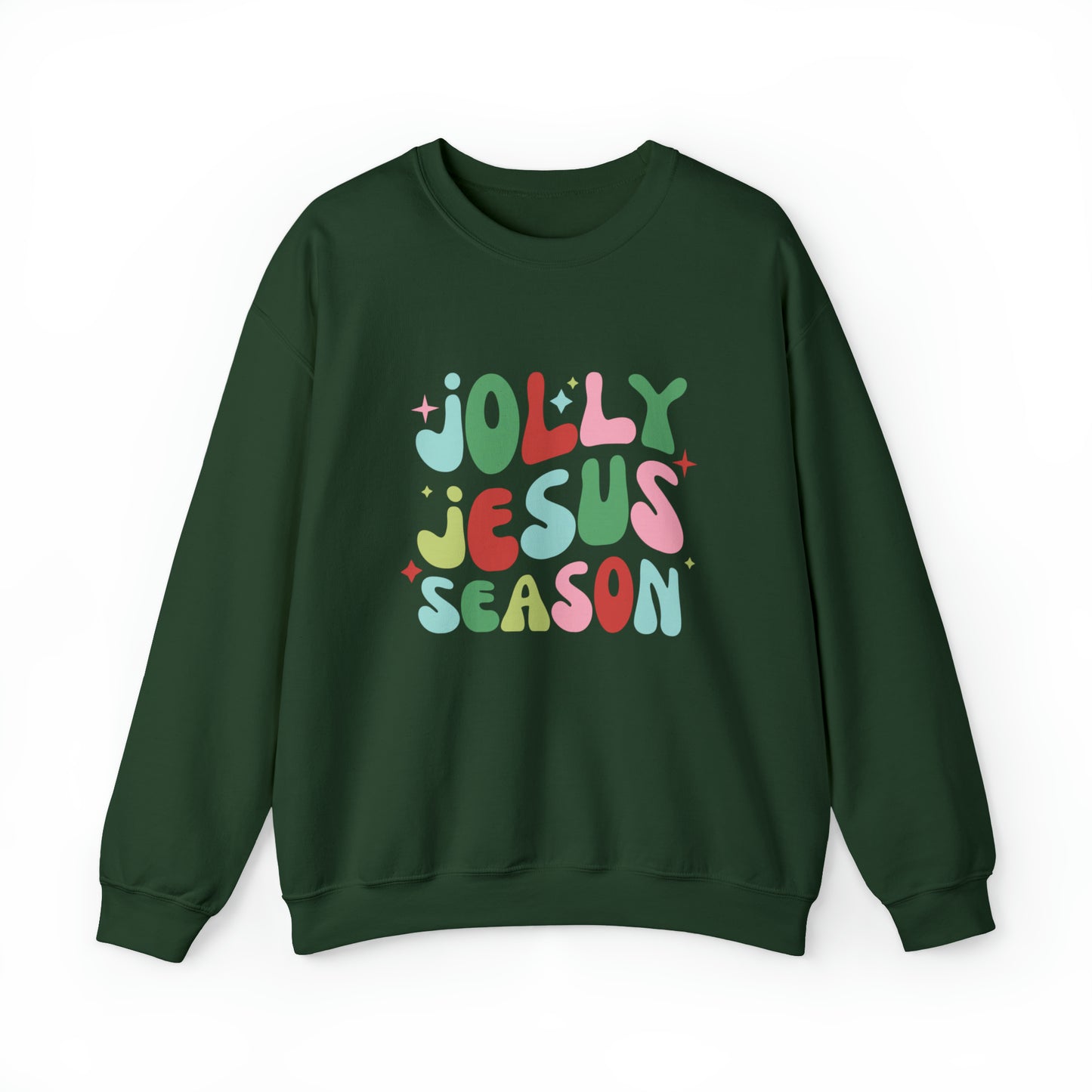 Jolly Jesus Season Unisex Heavy Blend™ Crewneck Sweatshirt