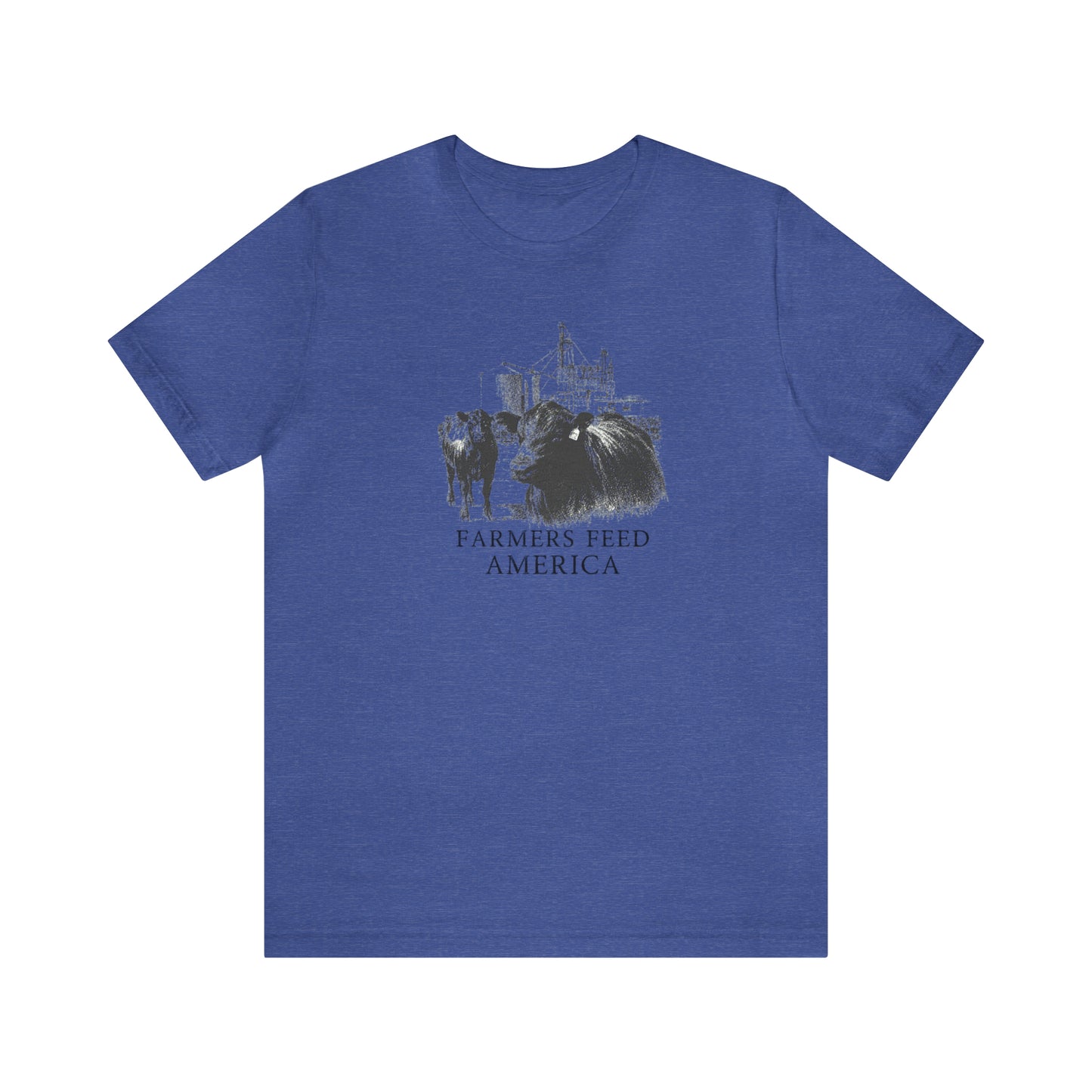 "Farmers Feed America" Unisex Jersey Short Sleeve Tee
