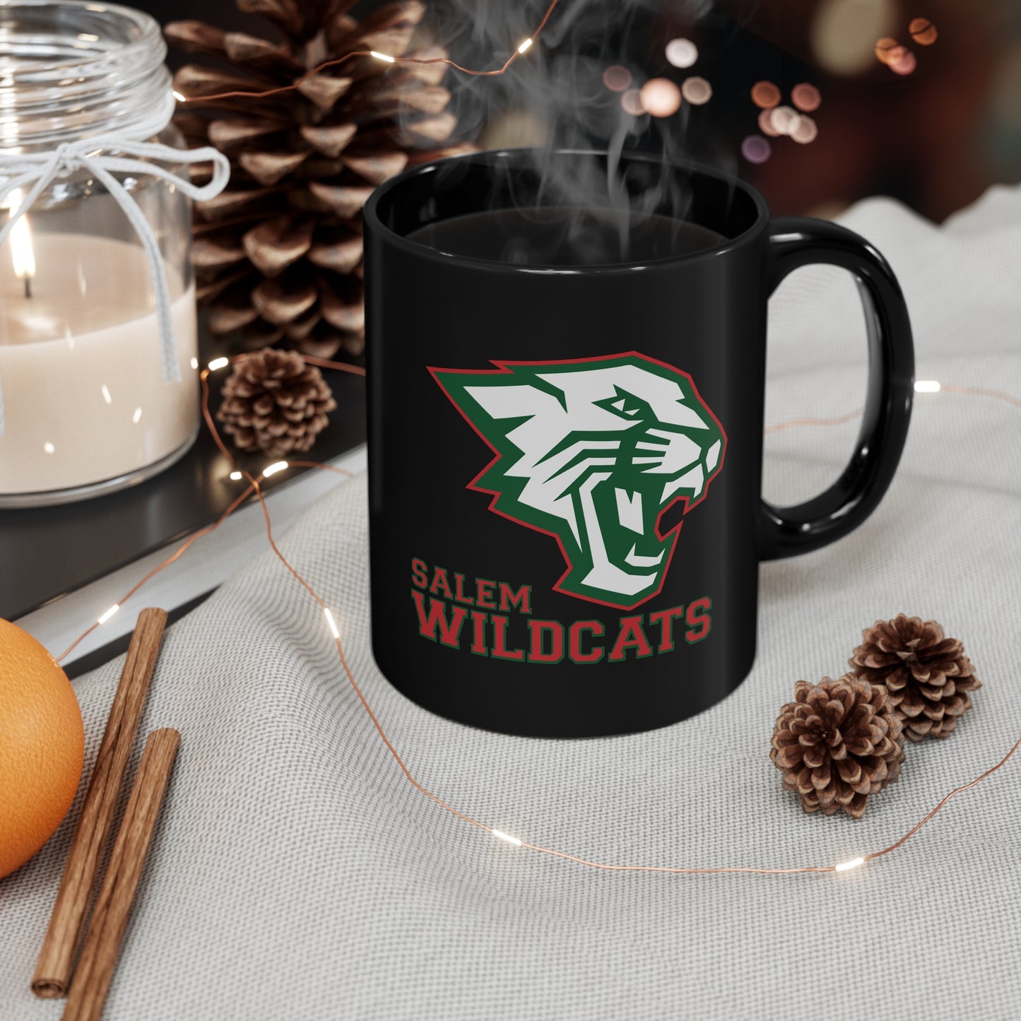 Salem Wildcats 11oz Black Mug