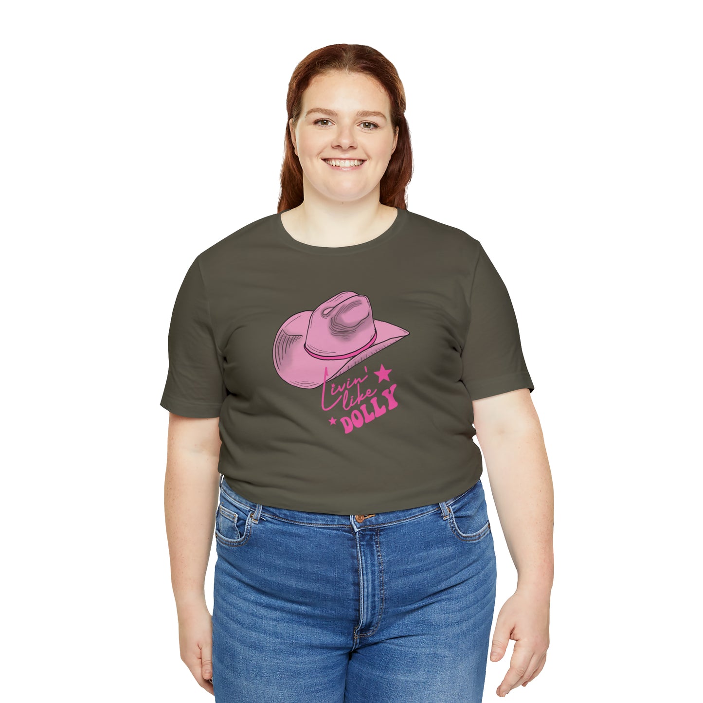 "Live Like Dolly" Unisex Jersey Short Sleeve Tee