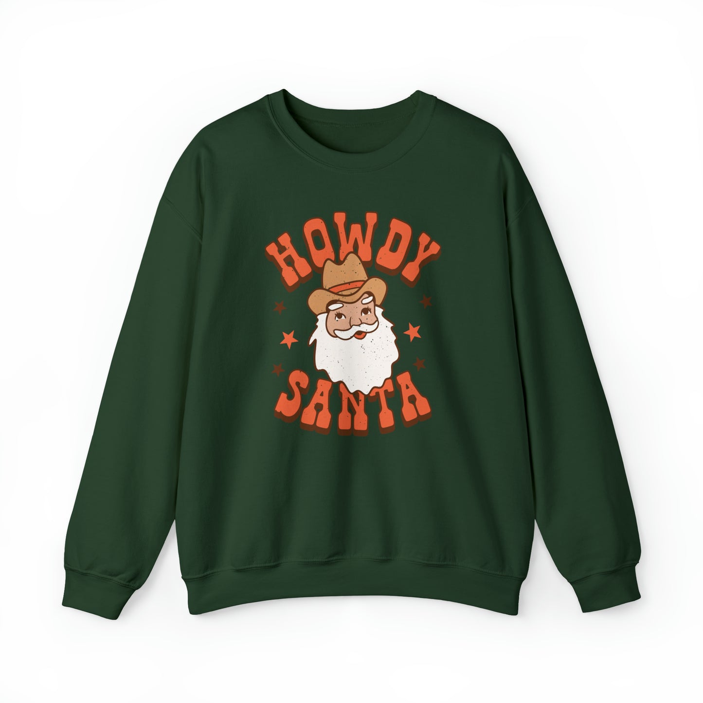Howdy Santa Heavyweight Crewneck Sweatshirt