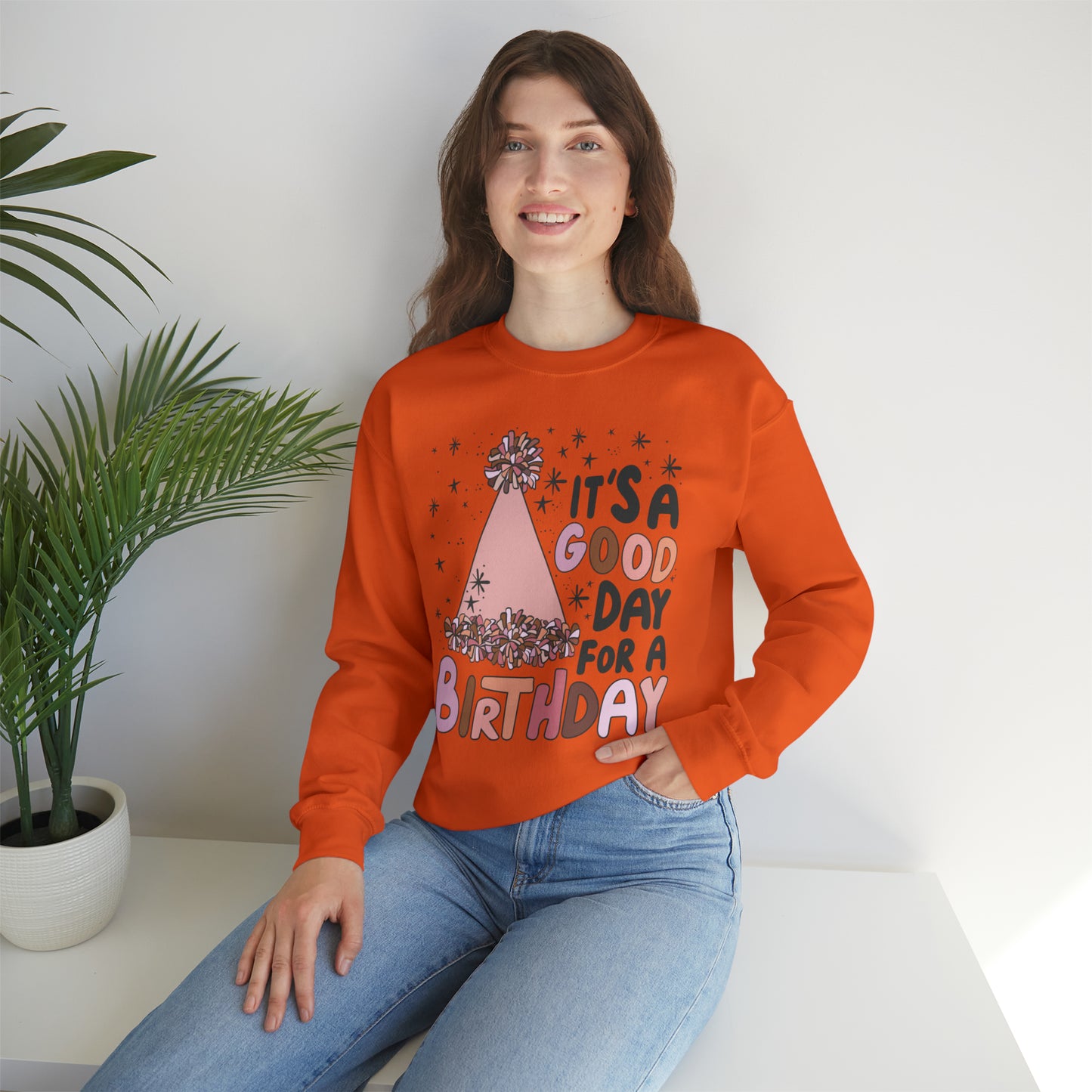 It's a Good Day for a Birthday Heavy Blend™ Crewneck Sweatshirt