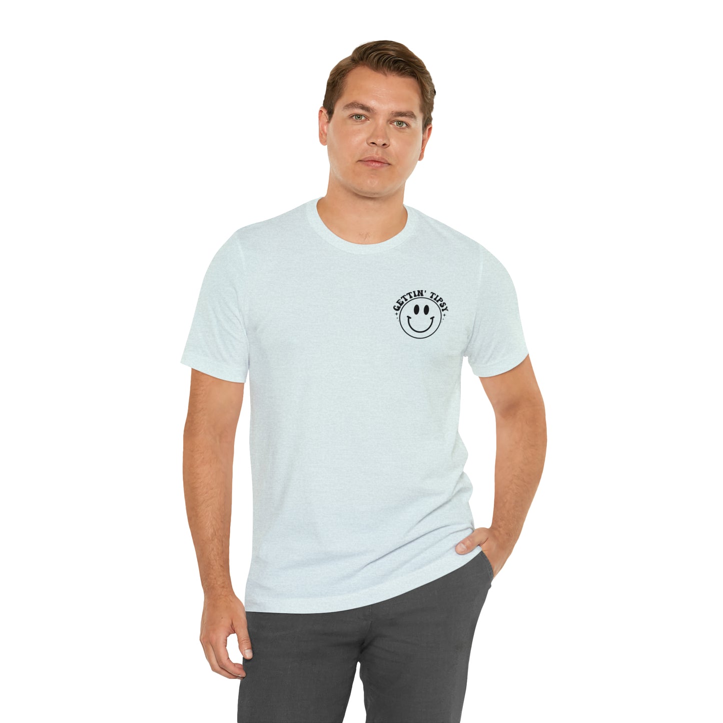 "Errbody in the Lake Gettin' Tipsy" (Front and Back Design) Unisex Jersey Short Sleeve Tee