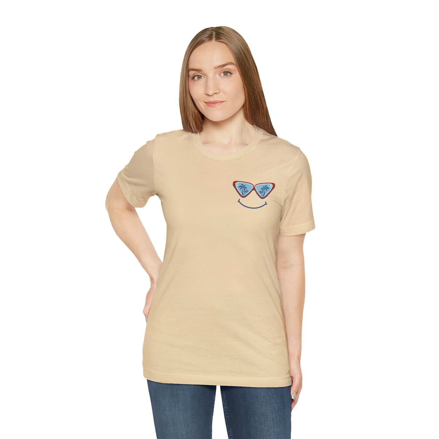 "Teacher on Summer Break Era" (Front and Back Design) Unisex Jersey Short Sleeve Tee
