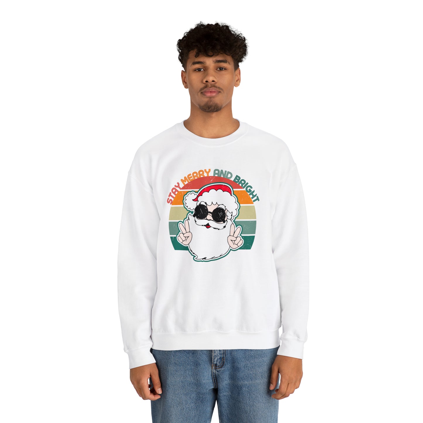 Stay Merry and Bright Heavyweight Crewneck Sweatshirt