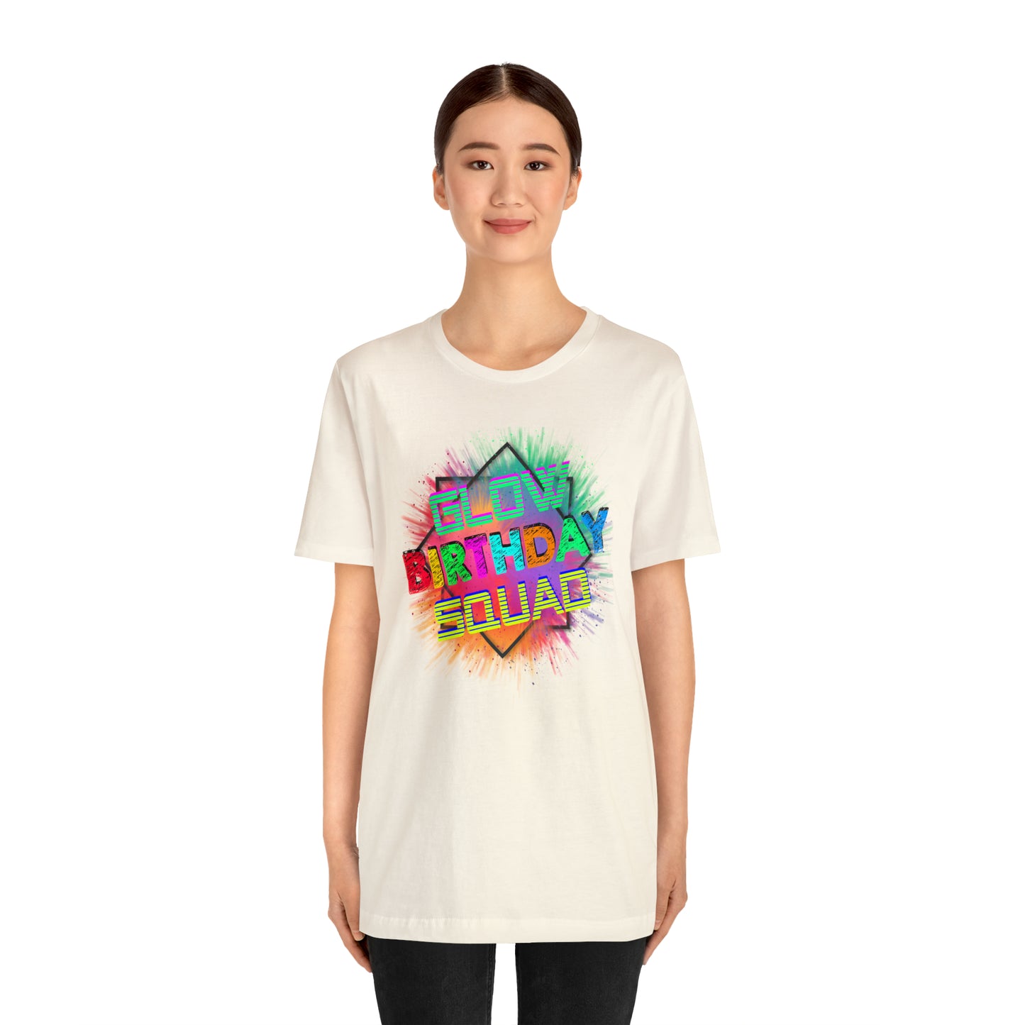 Glow Birthday Squad T-Shirt