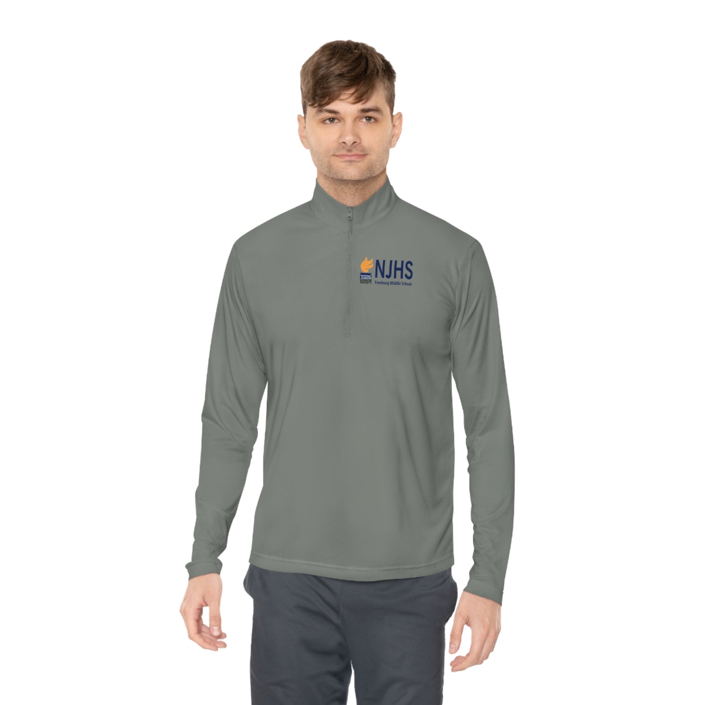 Freeburg Middle School NJHS Golden Torch Unisex Quarter-Zip Pullover