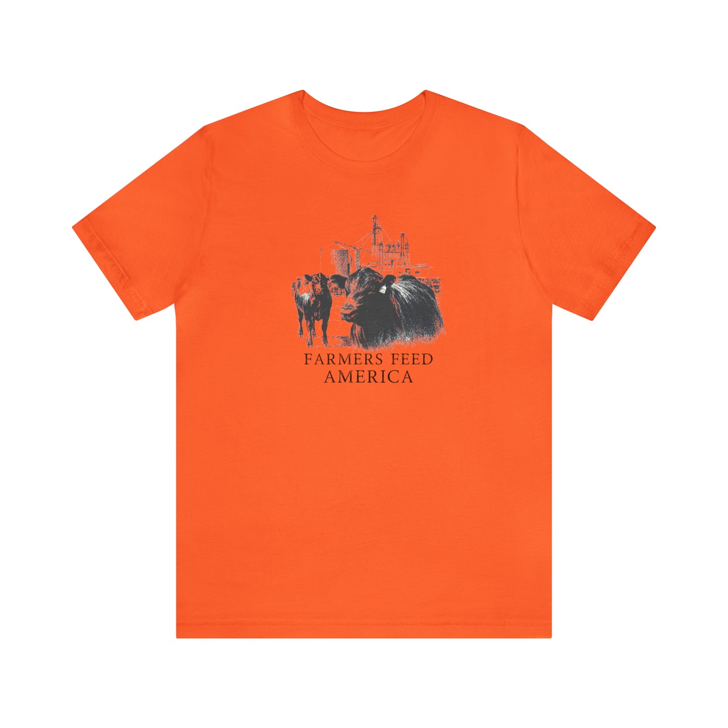 "Farmers Feed America" Unisex Jersey Short Sleeve Tee