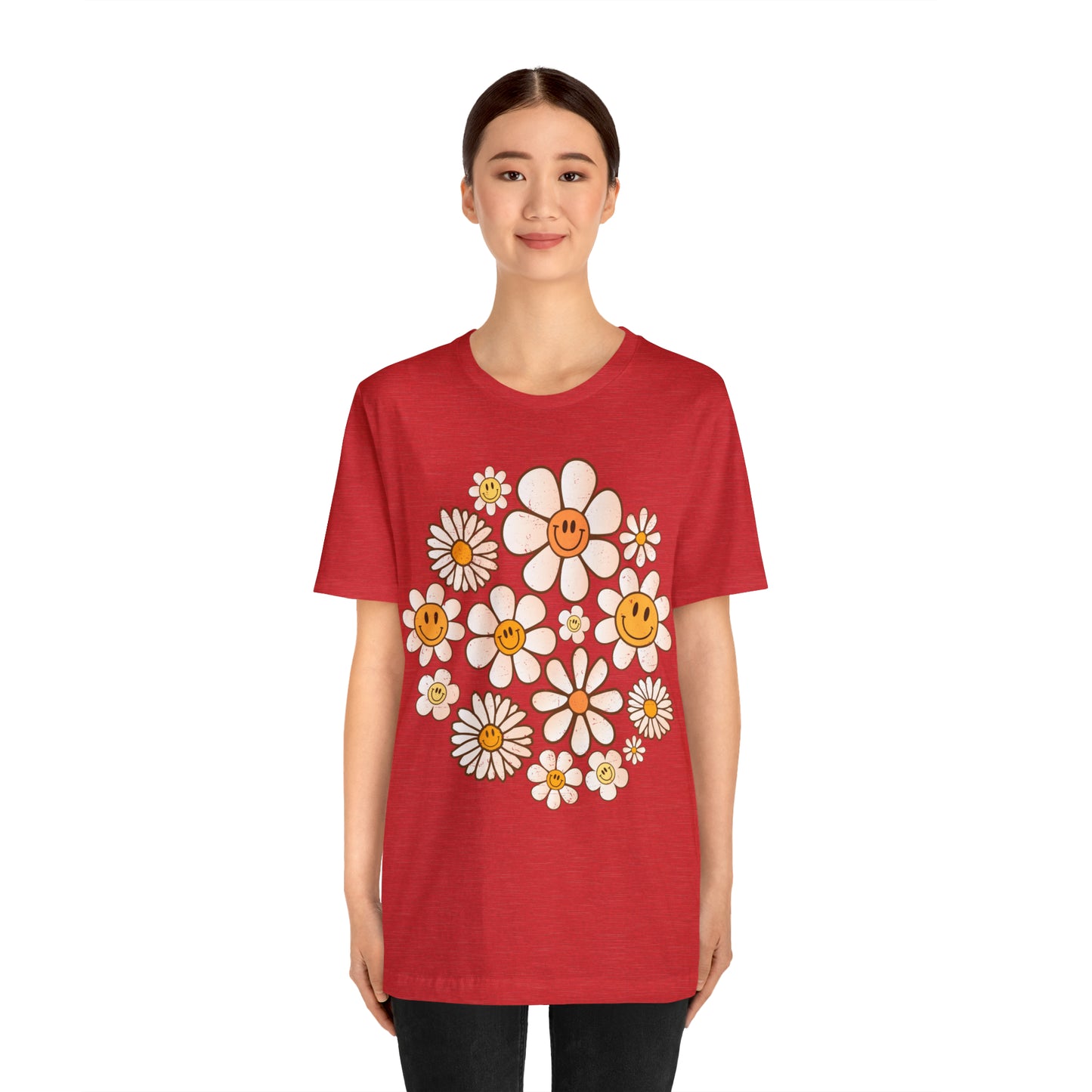 Distressed Smiling Daisies T-Shirt
