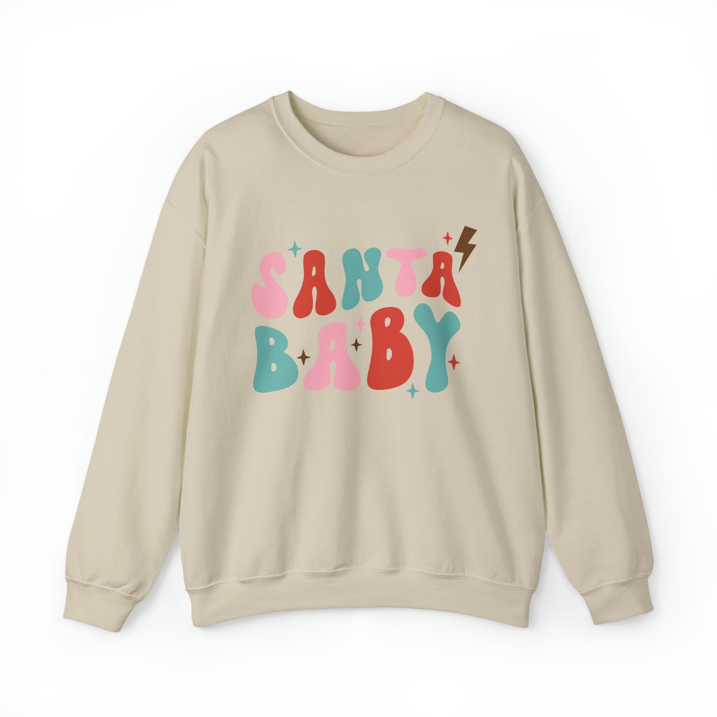Santa Baby Heavyweight Crewneck Sweatshirt