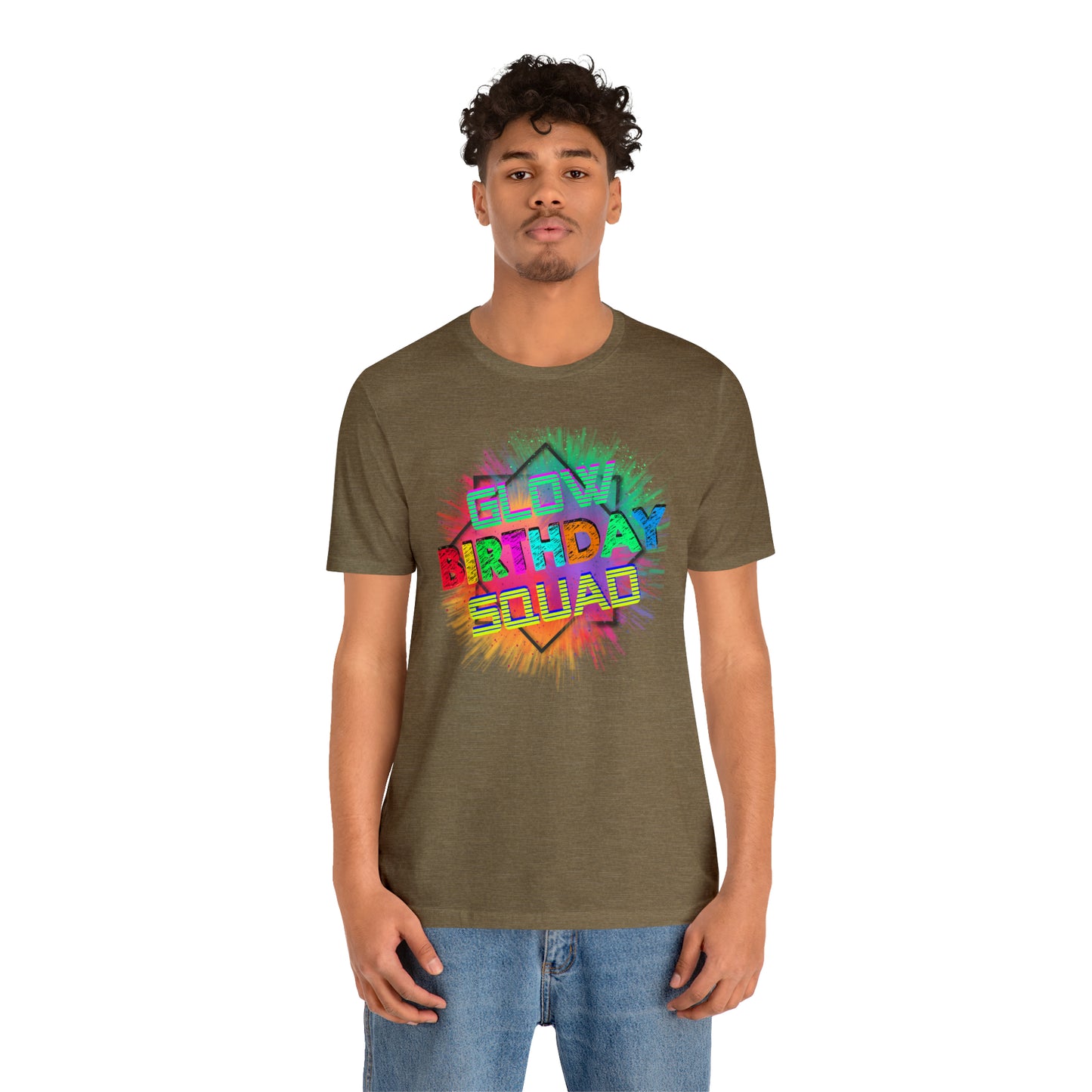 Glow Birthday Squad T-Shirt