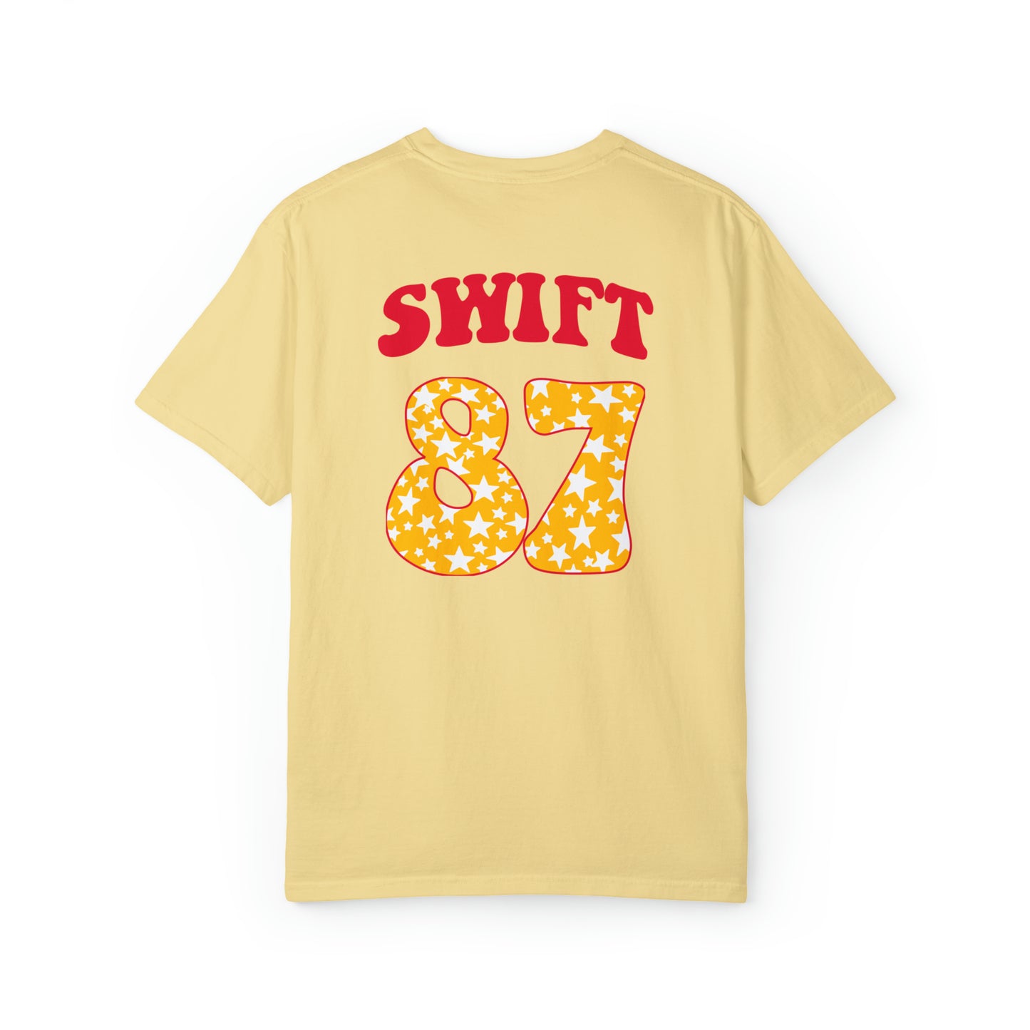 PREMIUM Swift Kelce Football Lips Comfort Colors Unisex Garment-Dyed T-shirt