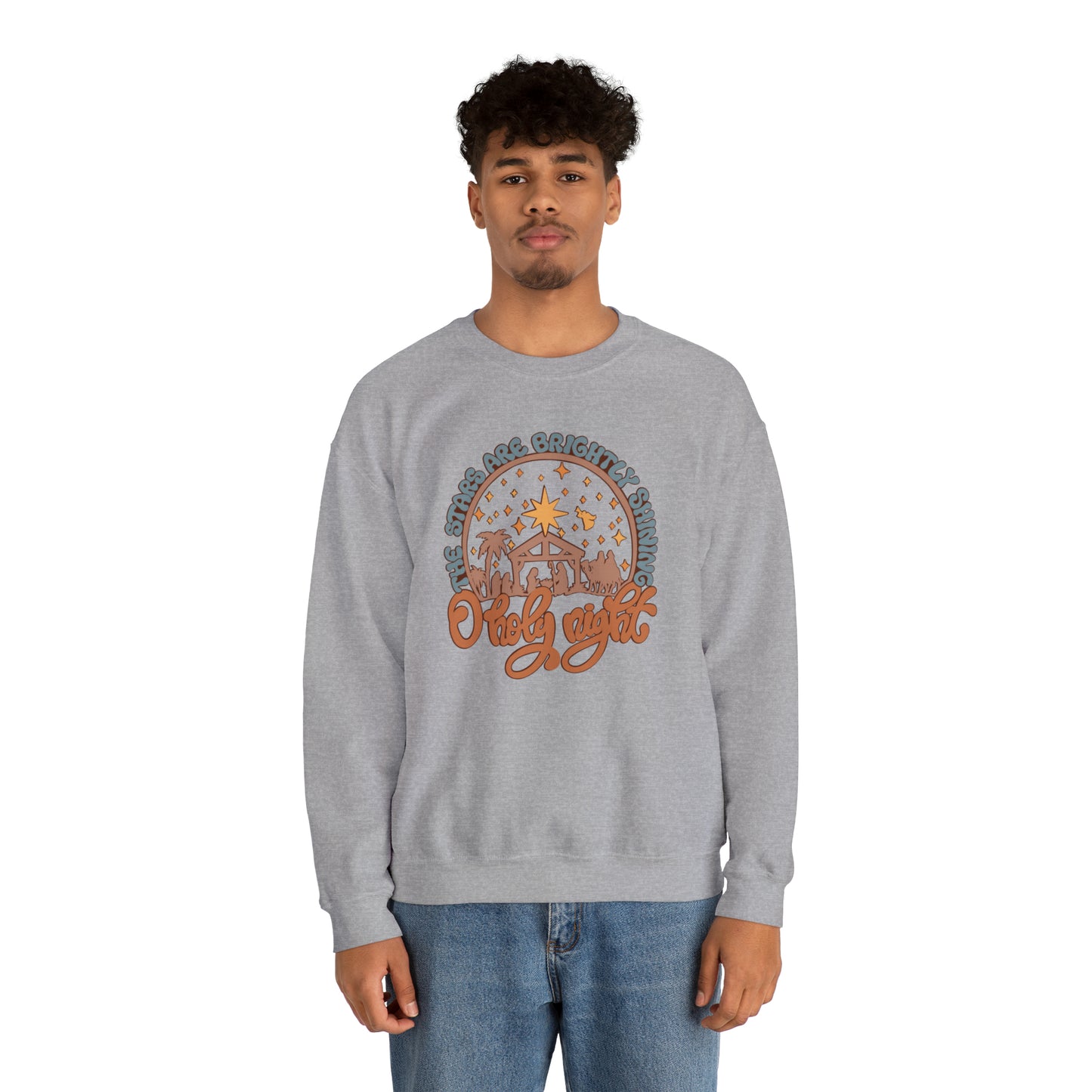 Oh Holy Night Heavyweight Crewneck Sweatshirt