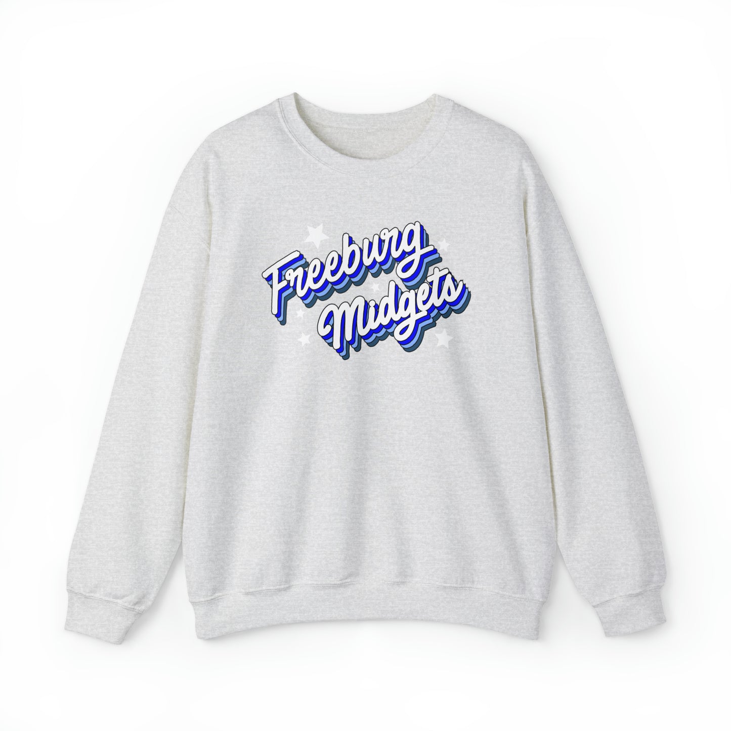 Retro Freeburg Midgets Unisex Heavy Blend™ Crewneck Sweatshirt
