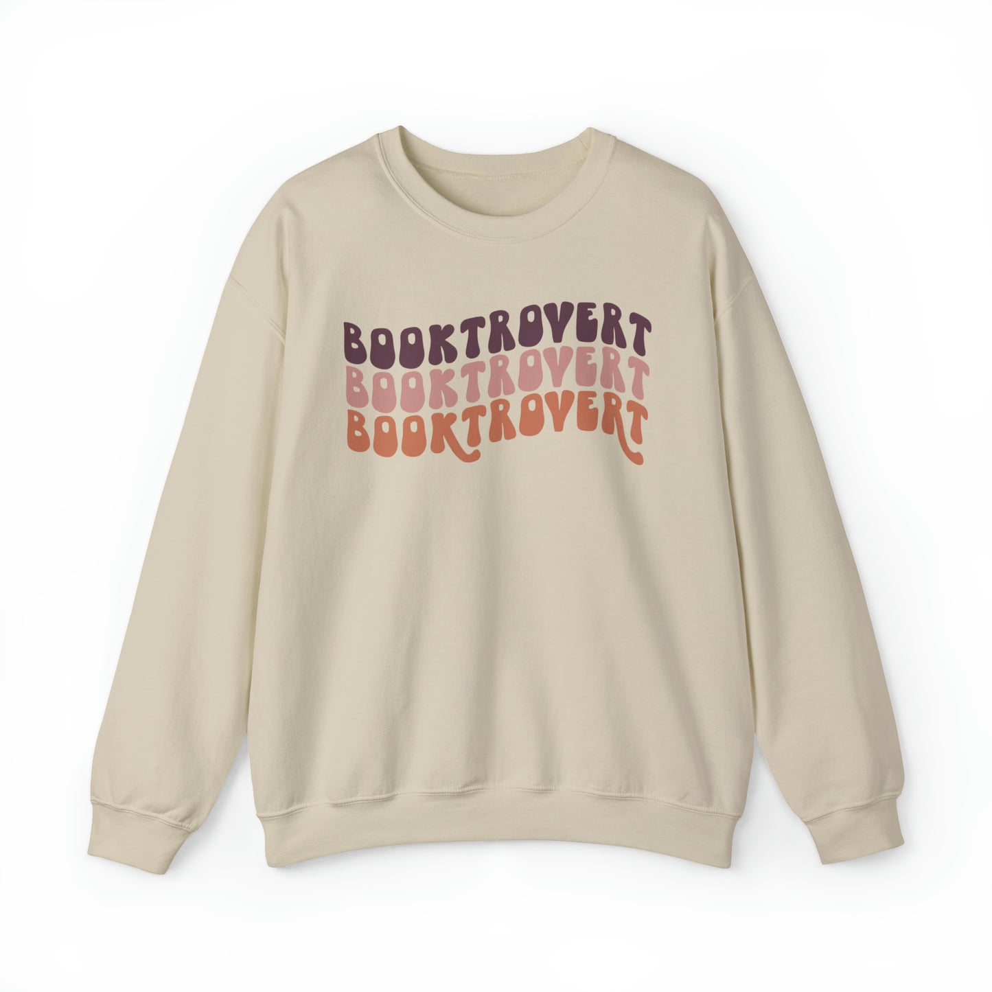 Warm Booktrovert Unisex Heavy Blend Crewneck Sweatshirt