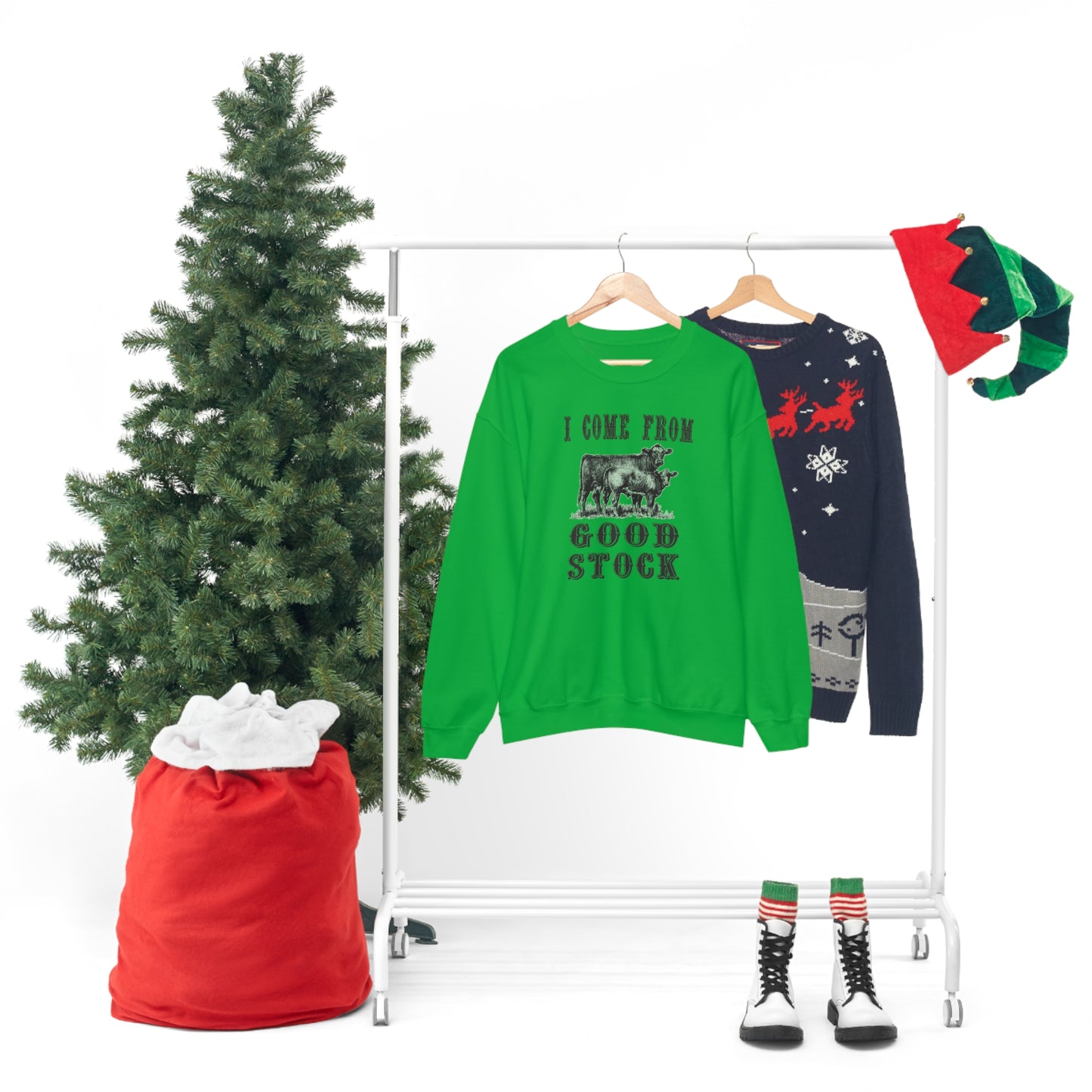 "I come from Good Stock" - Unisex Heavy Blend™ Crewneck Sweatshirt