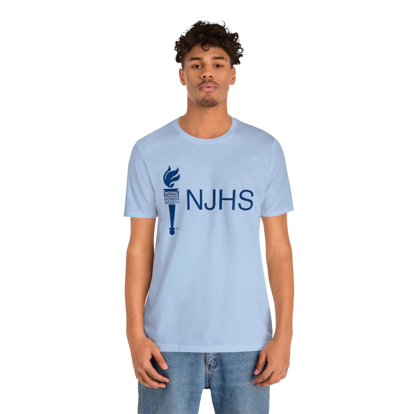 NJHS National Junior Honor Society Torch Bella Jersey Short Sleeve Tee (Unisex)