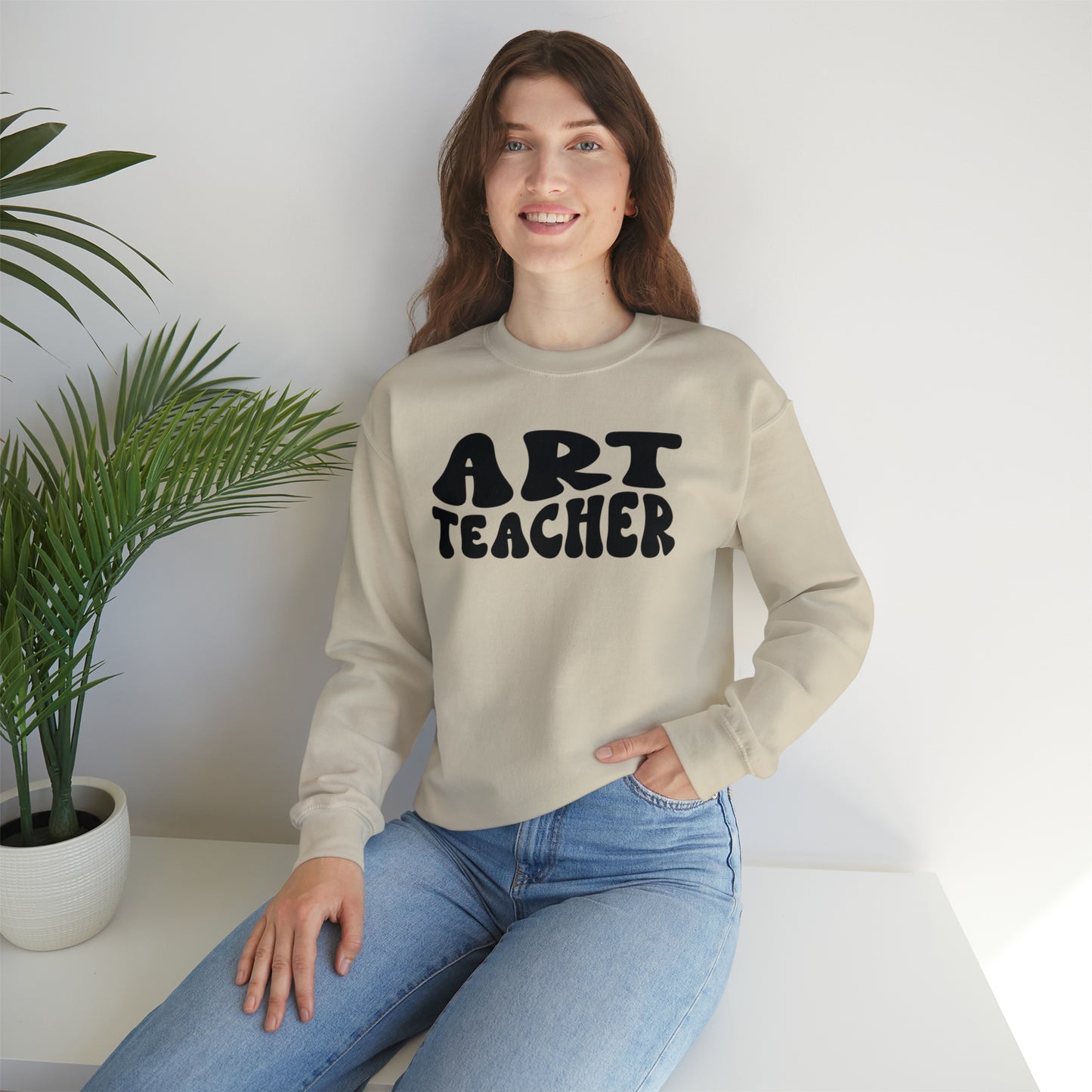 Art Teacher Heavyweight Crewneck Sweatshirt