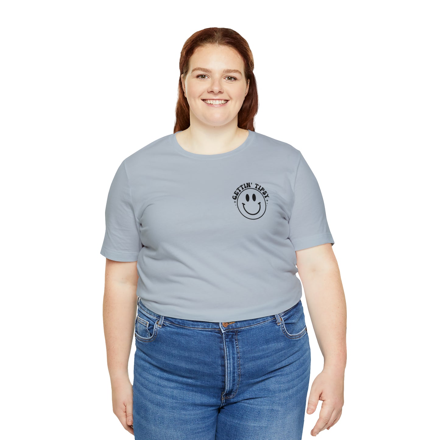 "Errbody in the Lake Gettin' Tipsy" (Front and Back Design) Unisex Jersey Short Sleeve Tee