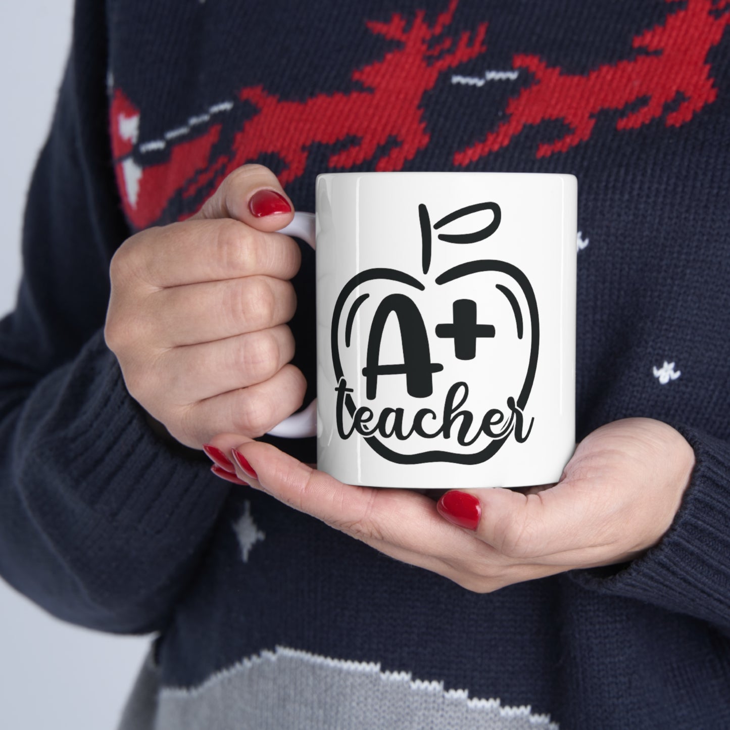 A+ Teacher Ceramic Mug 11oz