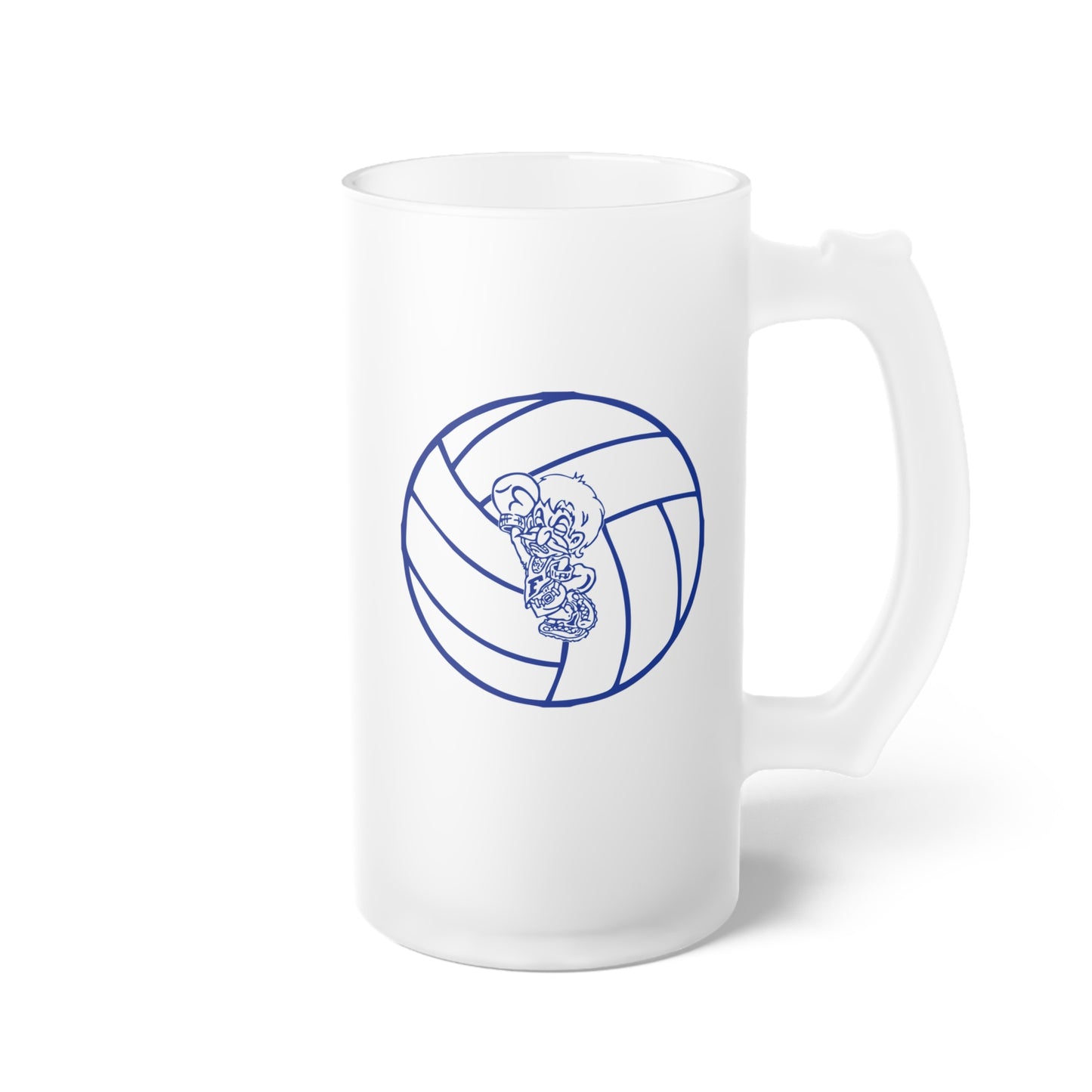 FCHS Freeburg Midgets Volleyball Frosted Glass Beer Mug