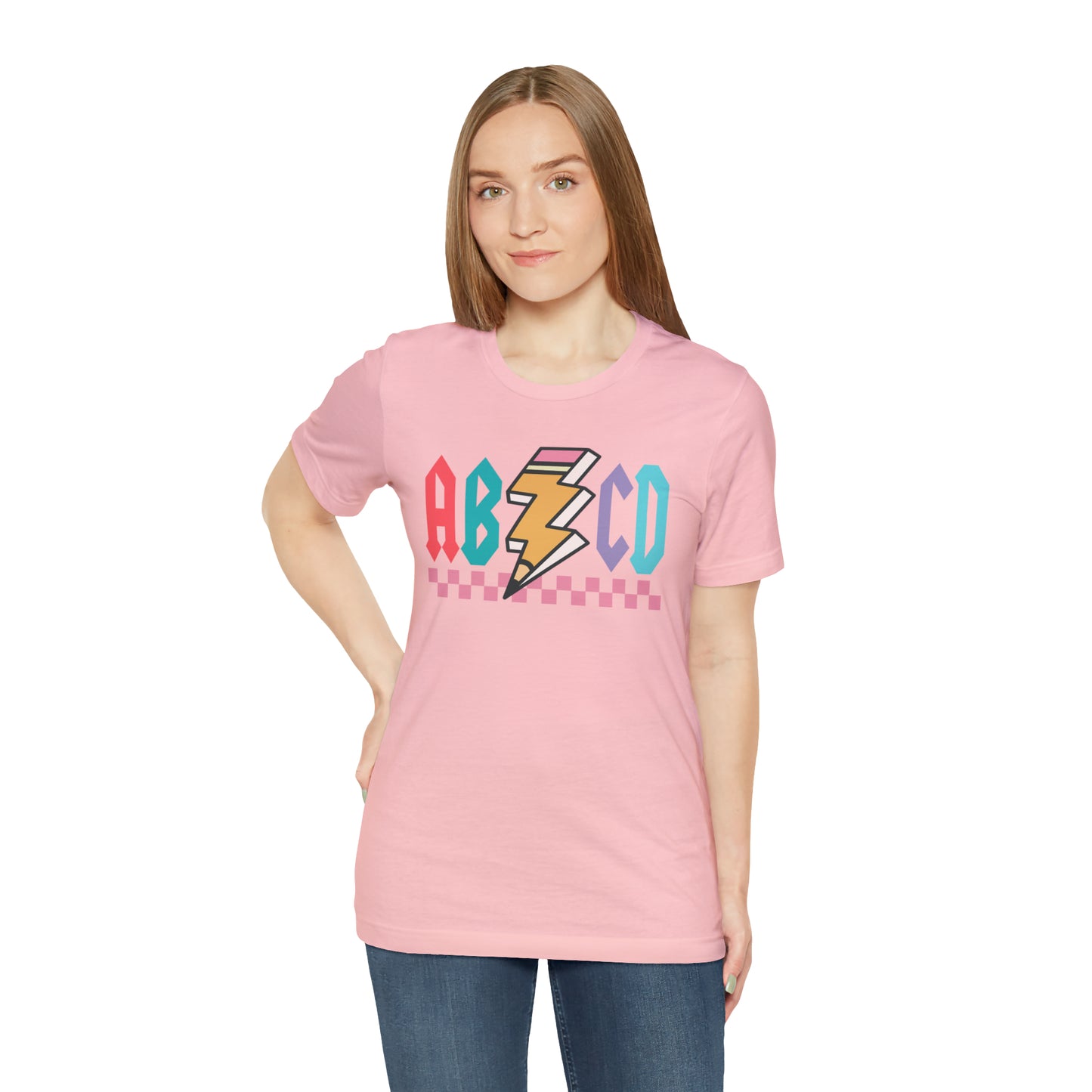 Vintage ABCD Teacher T-Shirt