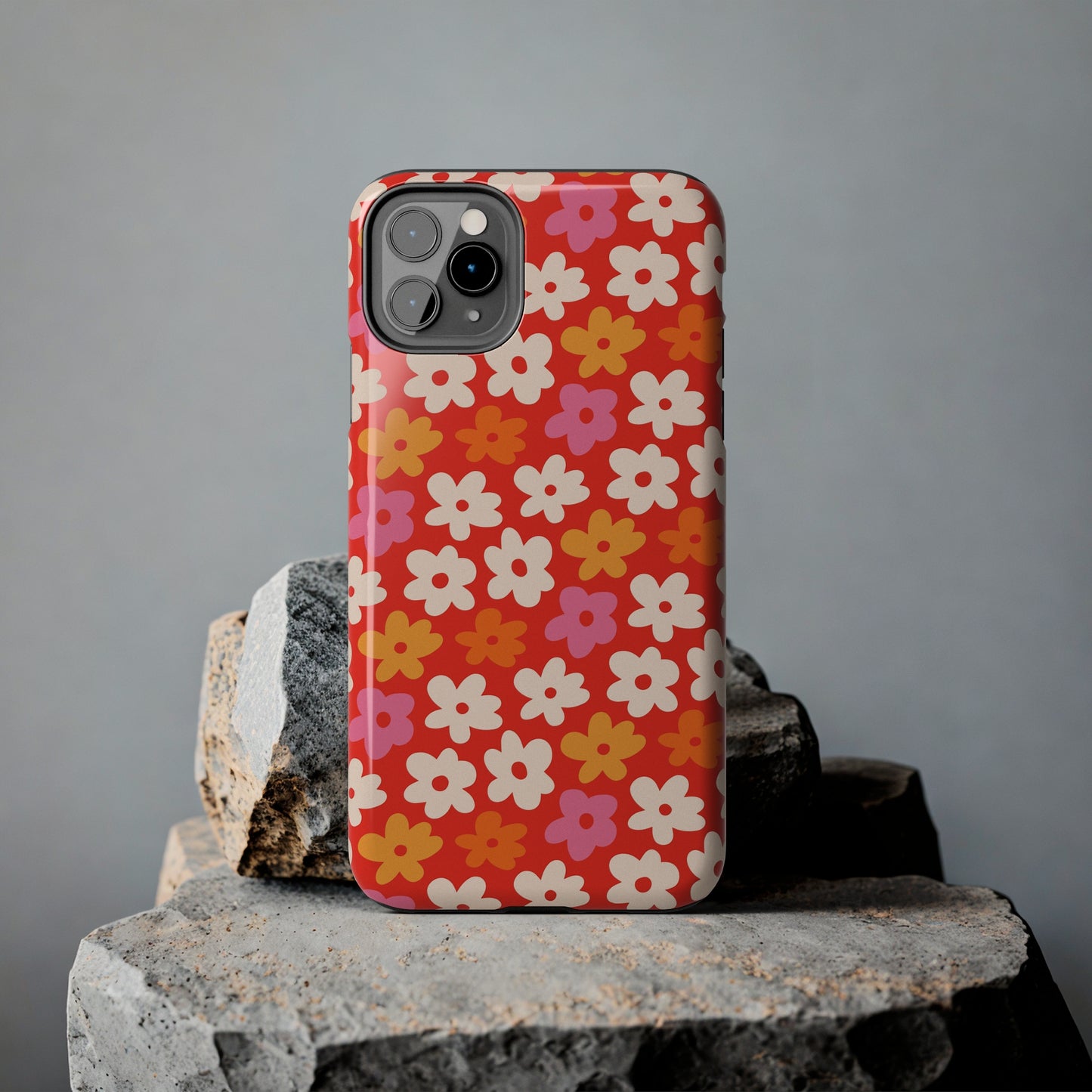 Flower Retro Tough Phone Cases