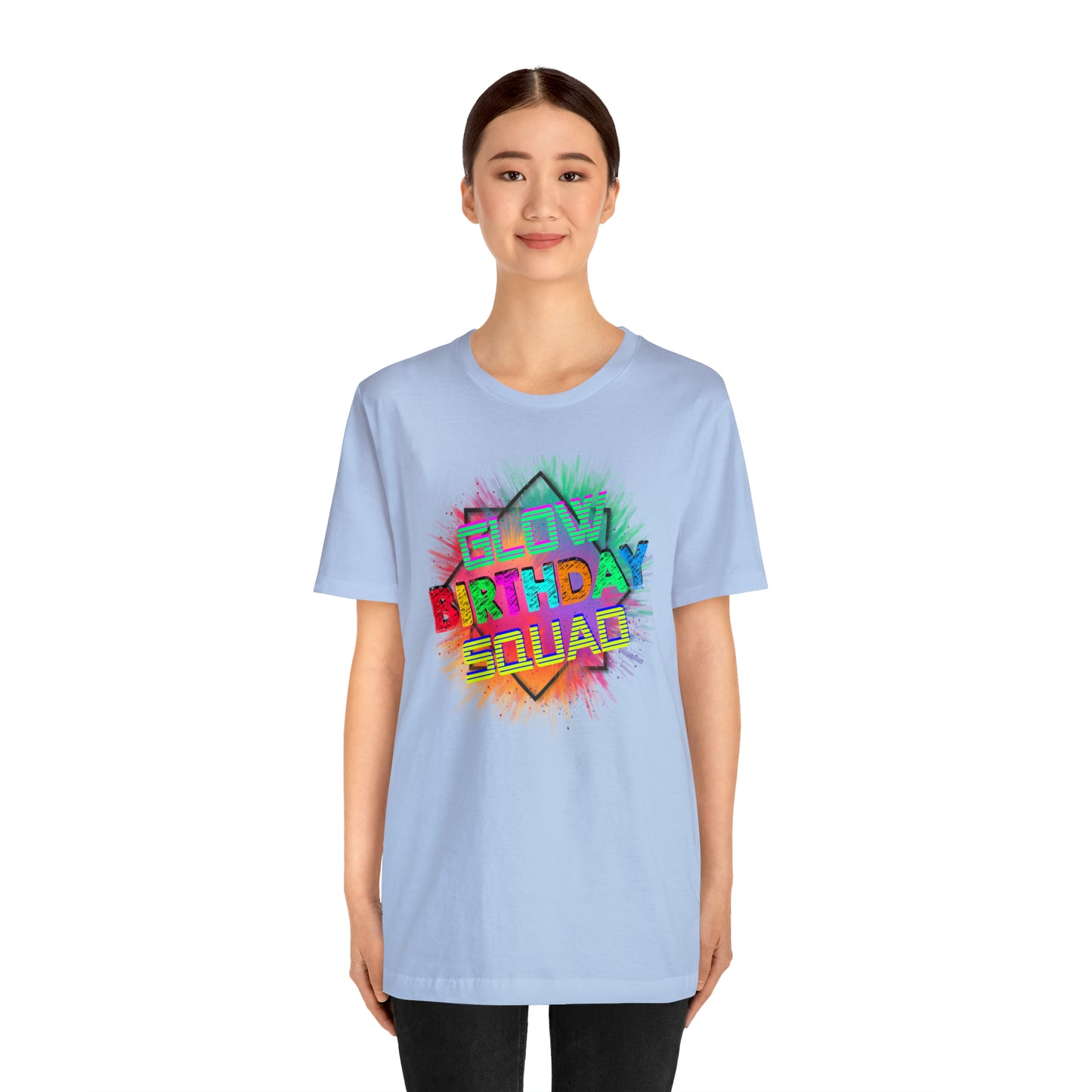 Glow Birthday Squad T-Shirt