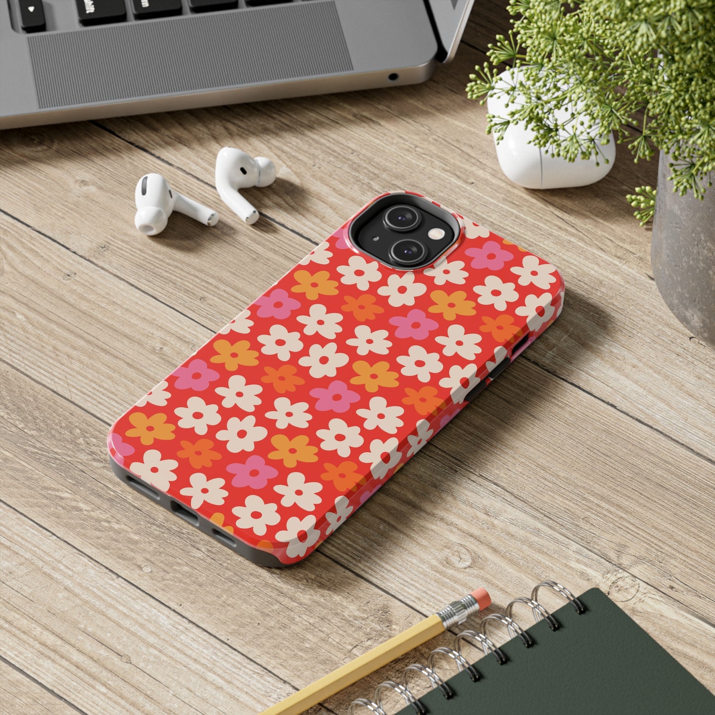 Flower Retro Tough Phone Cases