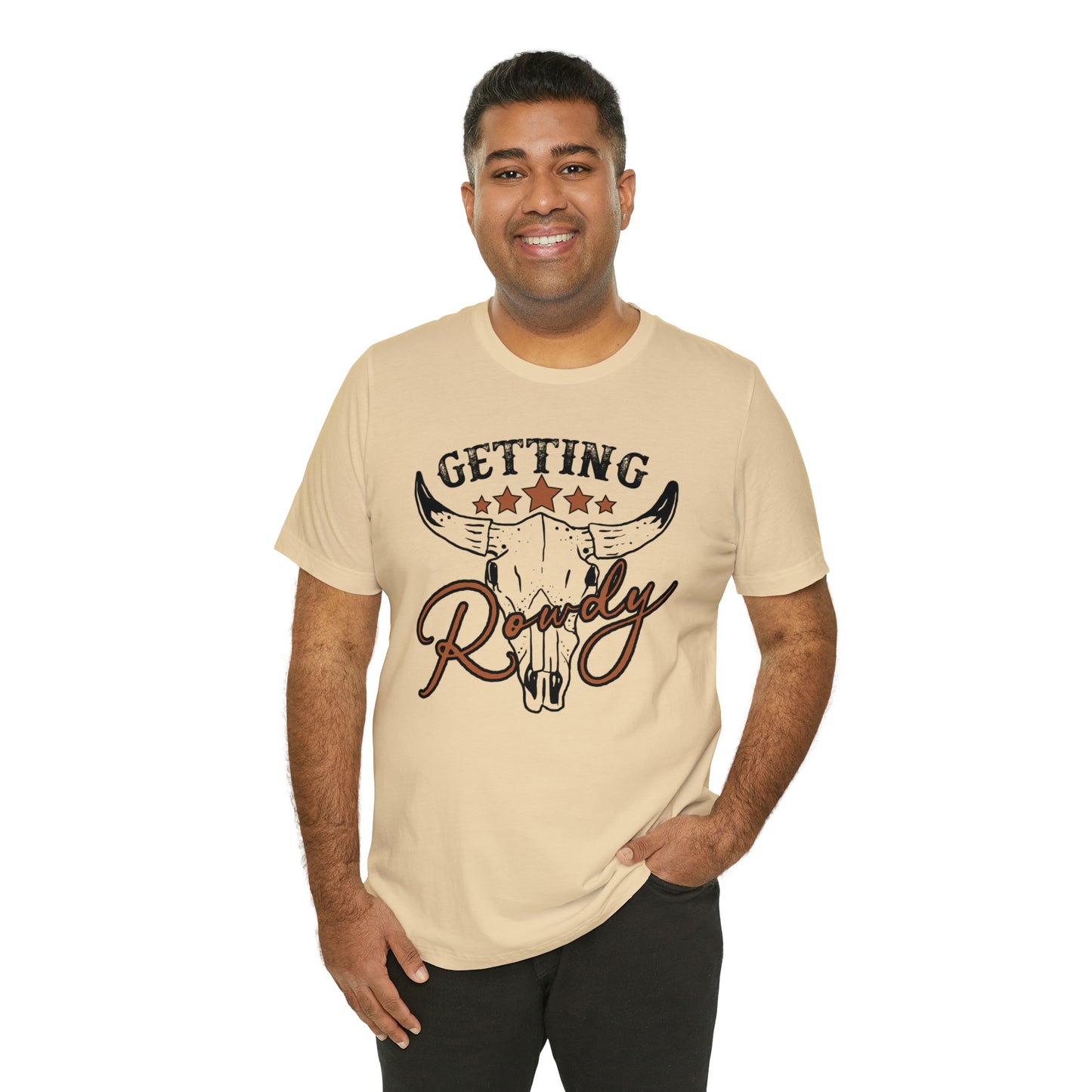 Vintage Getting Rowdy Party/ Bridesmaid/ Groomsman T-Shirt - Black Ink