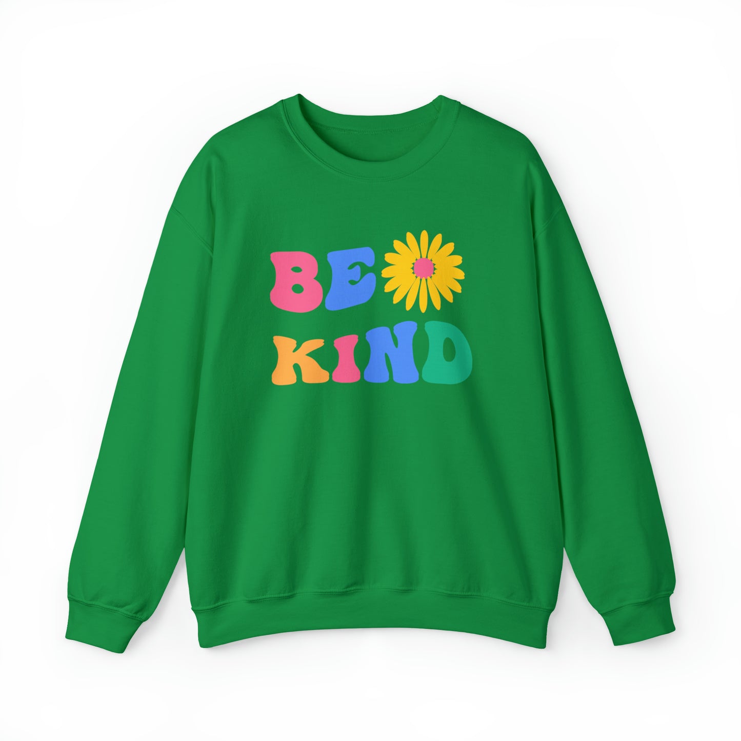 Be Kind Retro Warm Colored Unisex Heavy Blend™ Crewneck Sweatshirt