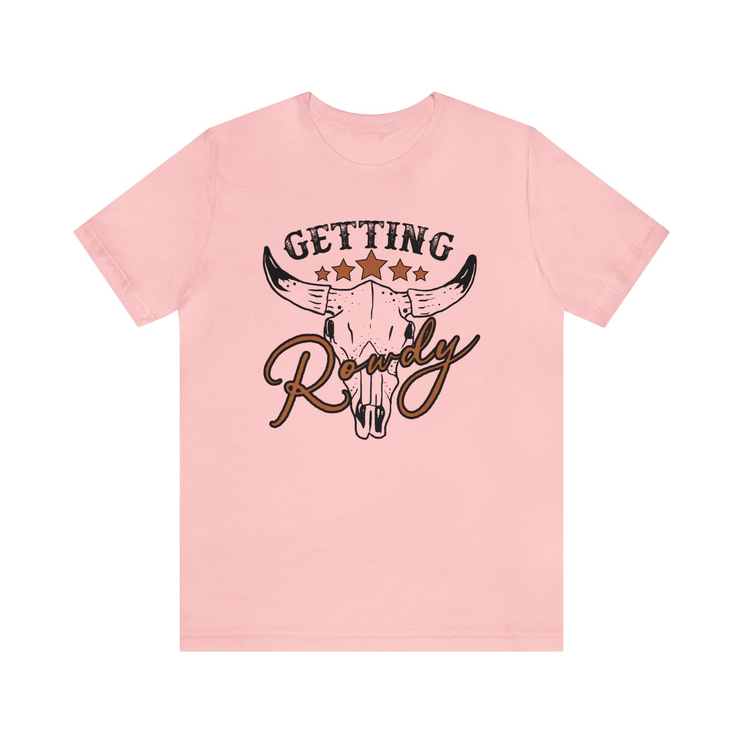 Vintage Getting Rowdy Party/ Bridesmaid/ Groomsman T-Shirt - Black Ink