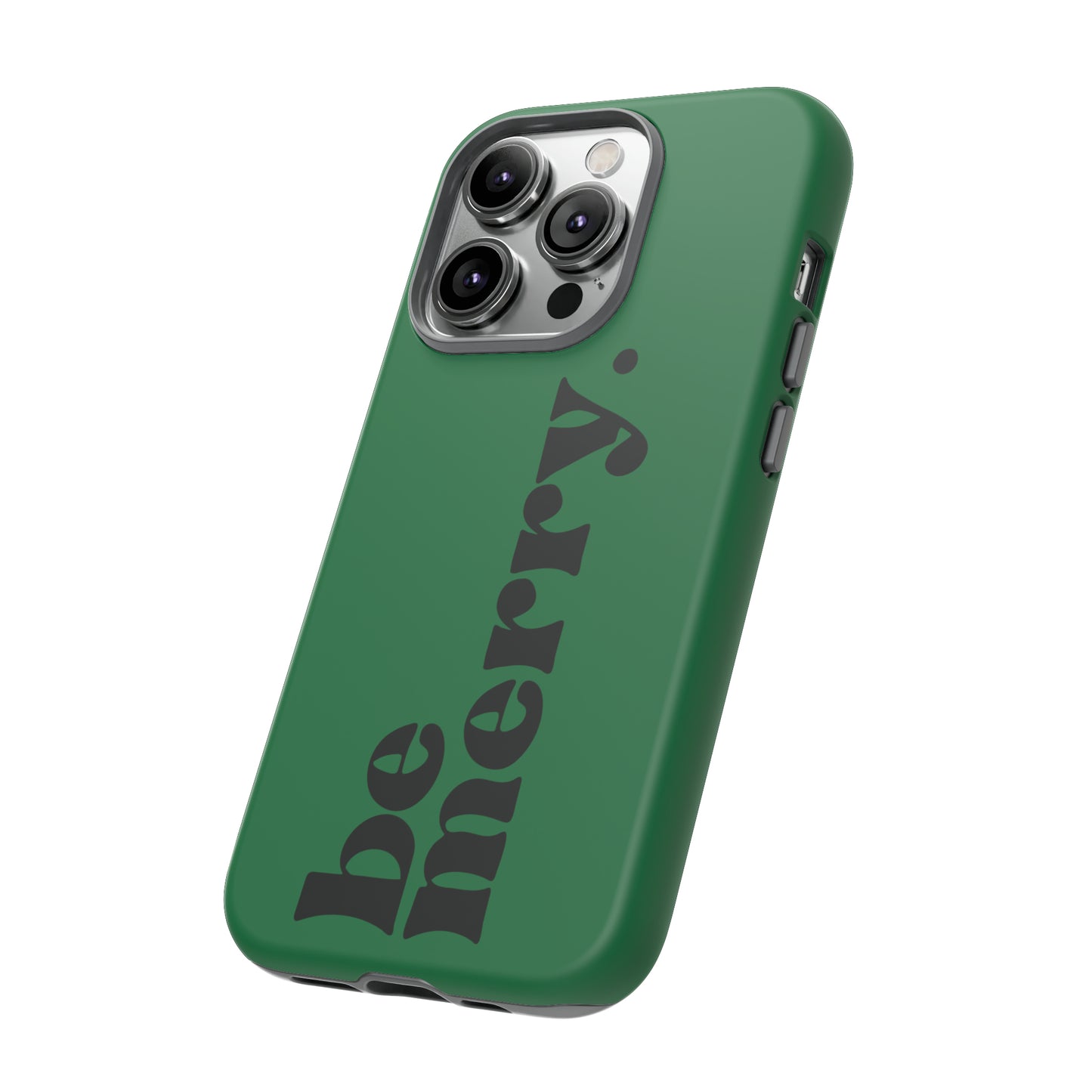 be merry Christmas/ Holiday Apple iPhone Tough Cases