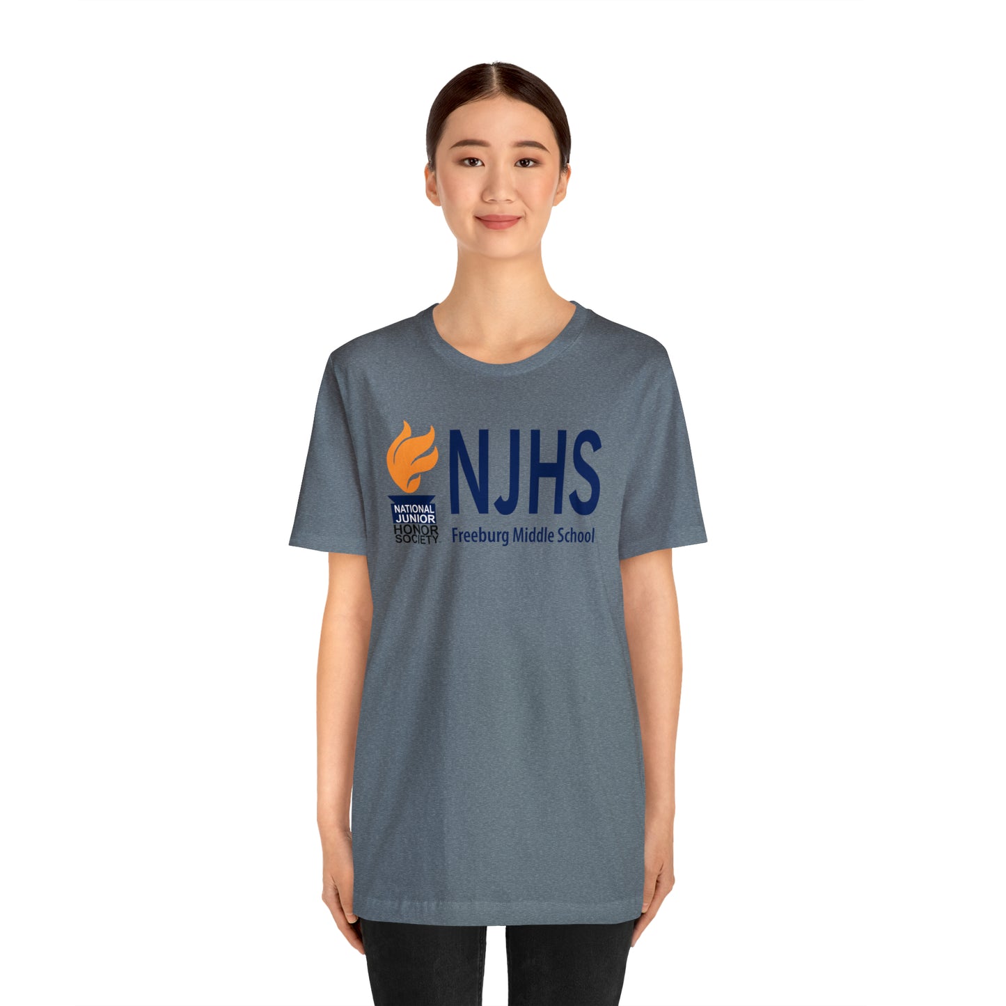 Freeburg Middle School Golden Torch NJHS Bella Jersey Short Sleeve Tee (Unisex)