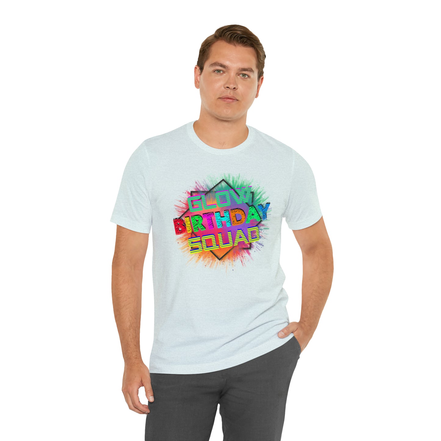 Glow Birthday Squad T-Shirt