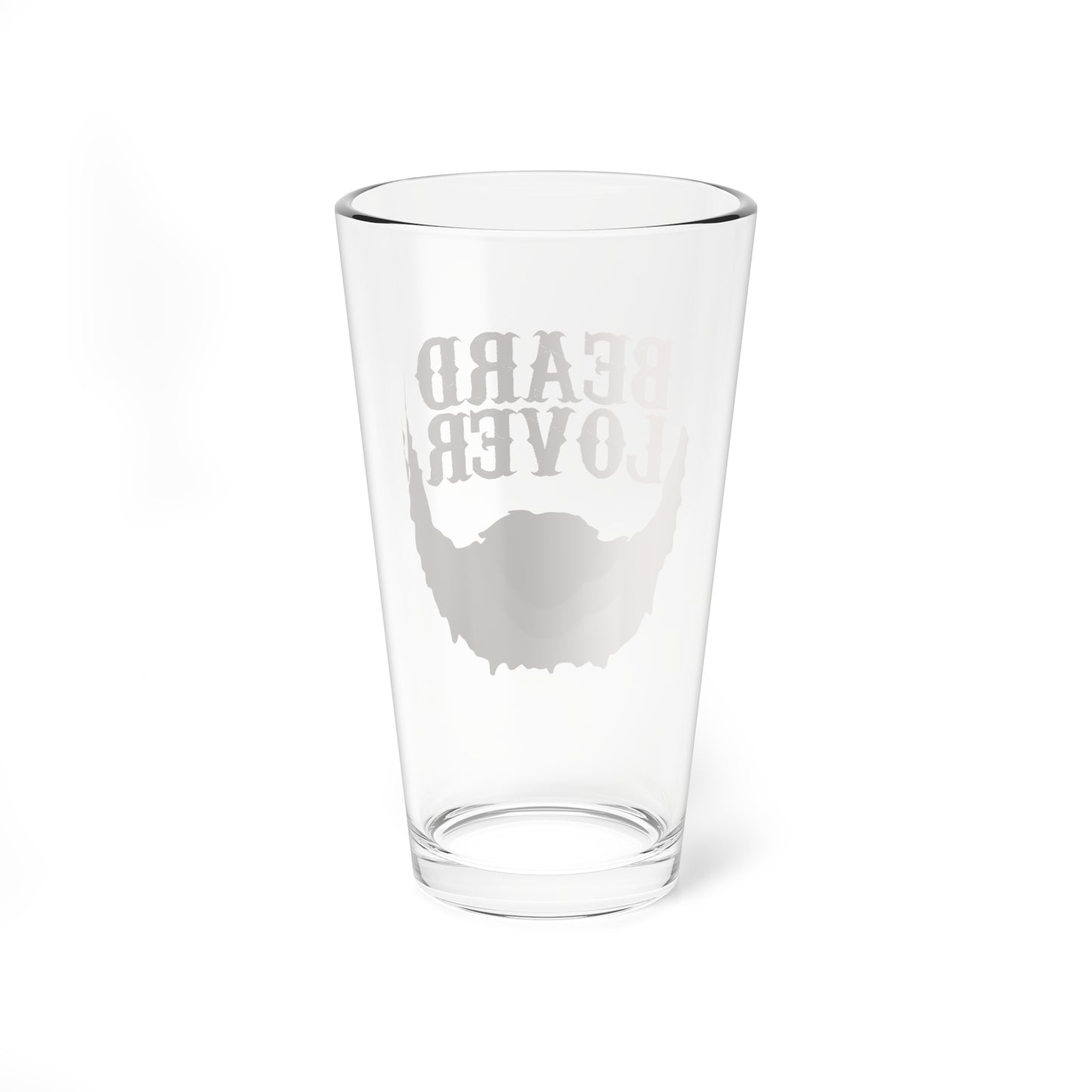 Beard Lover Gift Mixing Glass, 16oz