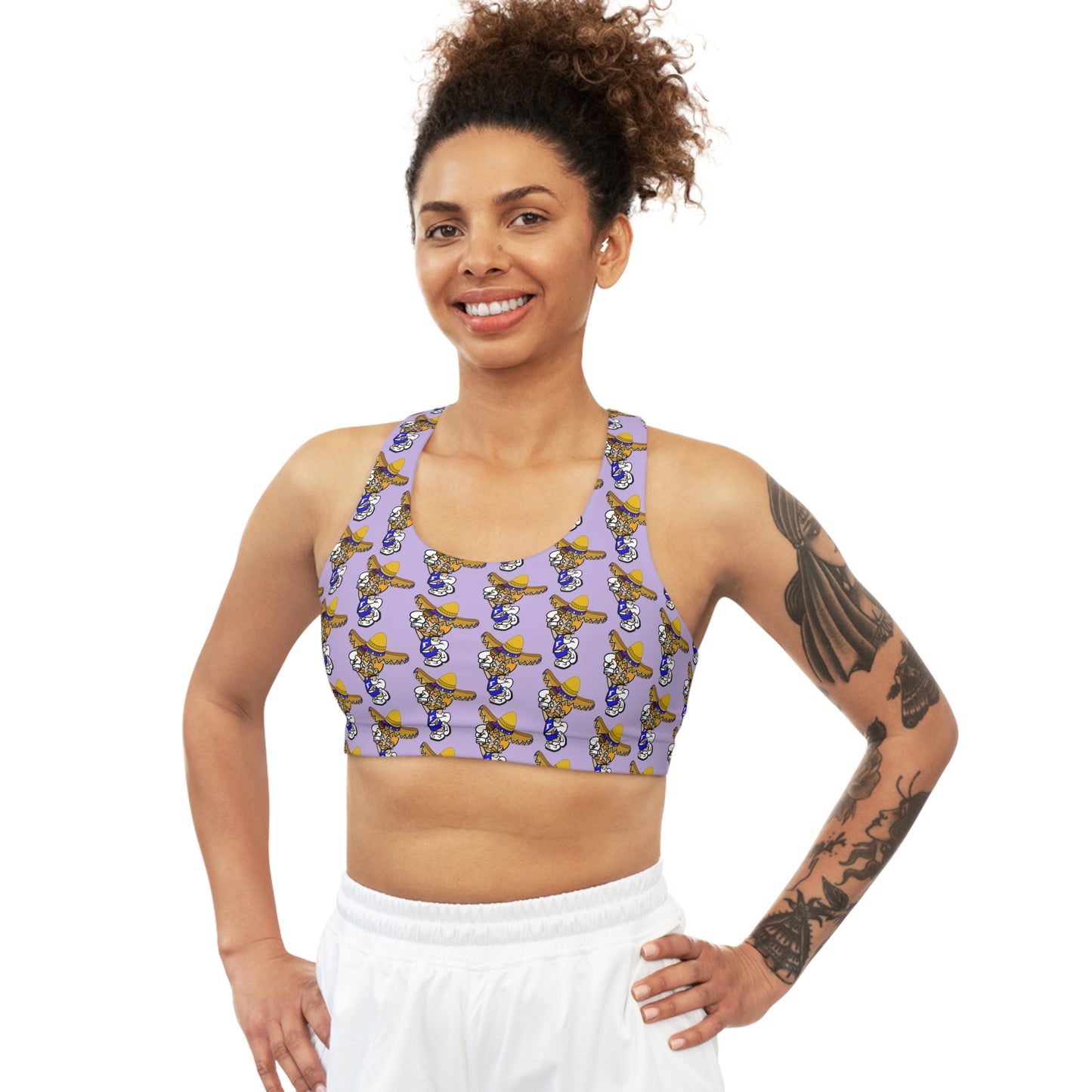 Sombrero Midget Seamless Sports Bra - Lavender