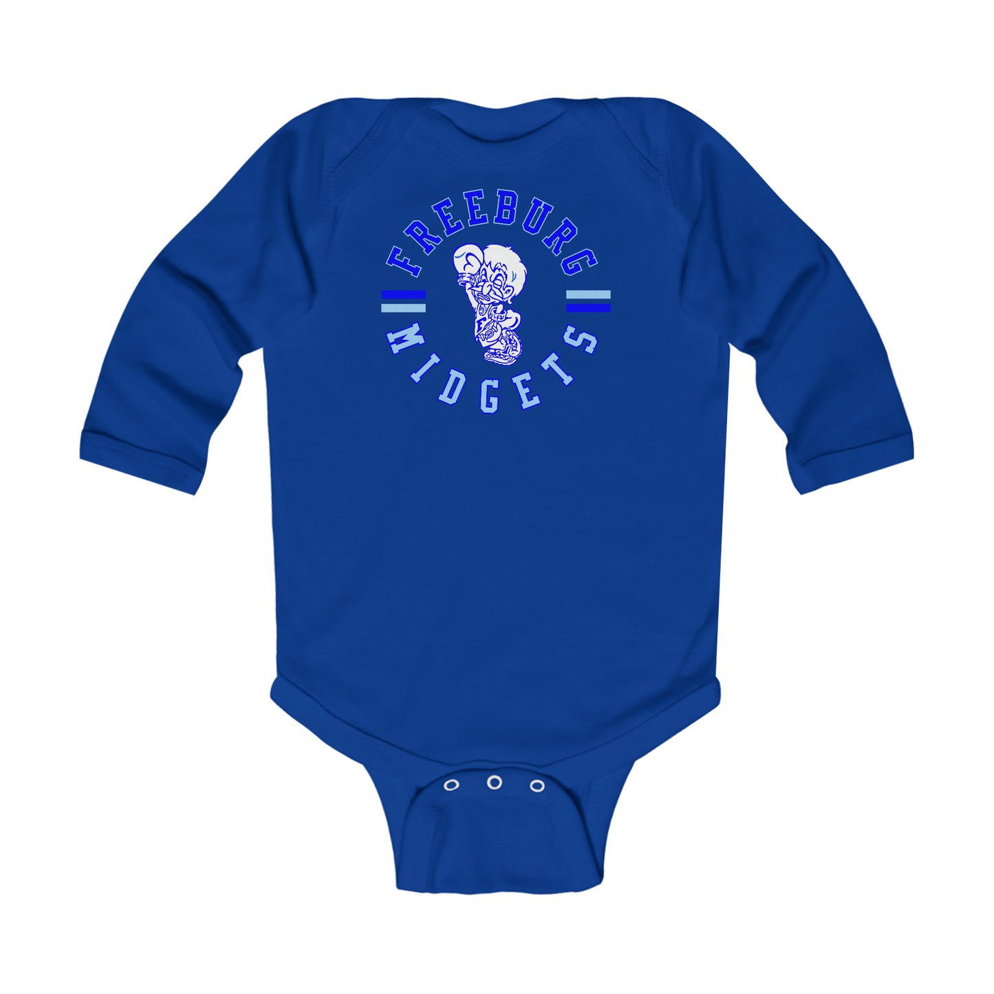 Freeburg Midget Circle Logo Infant Long Sleeve Bodysuit